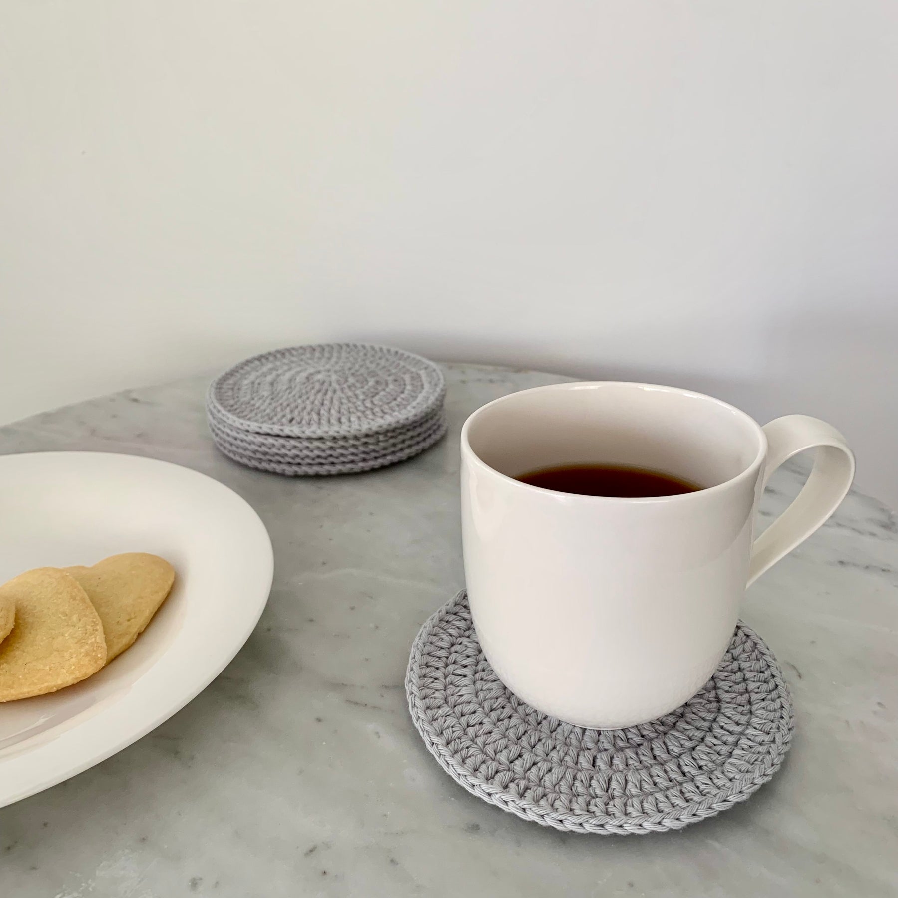 Round Crochet Coasters