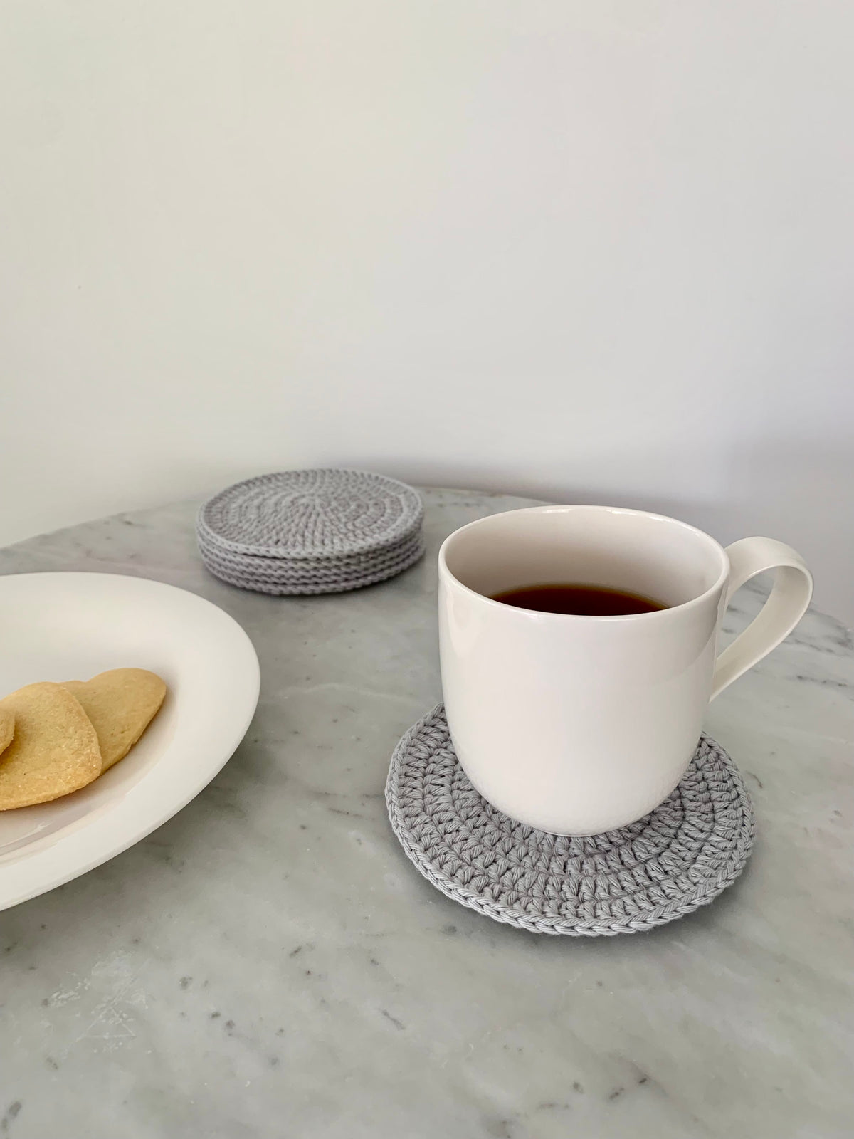 Round Crochet Coasters