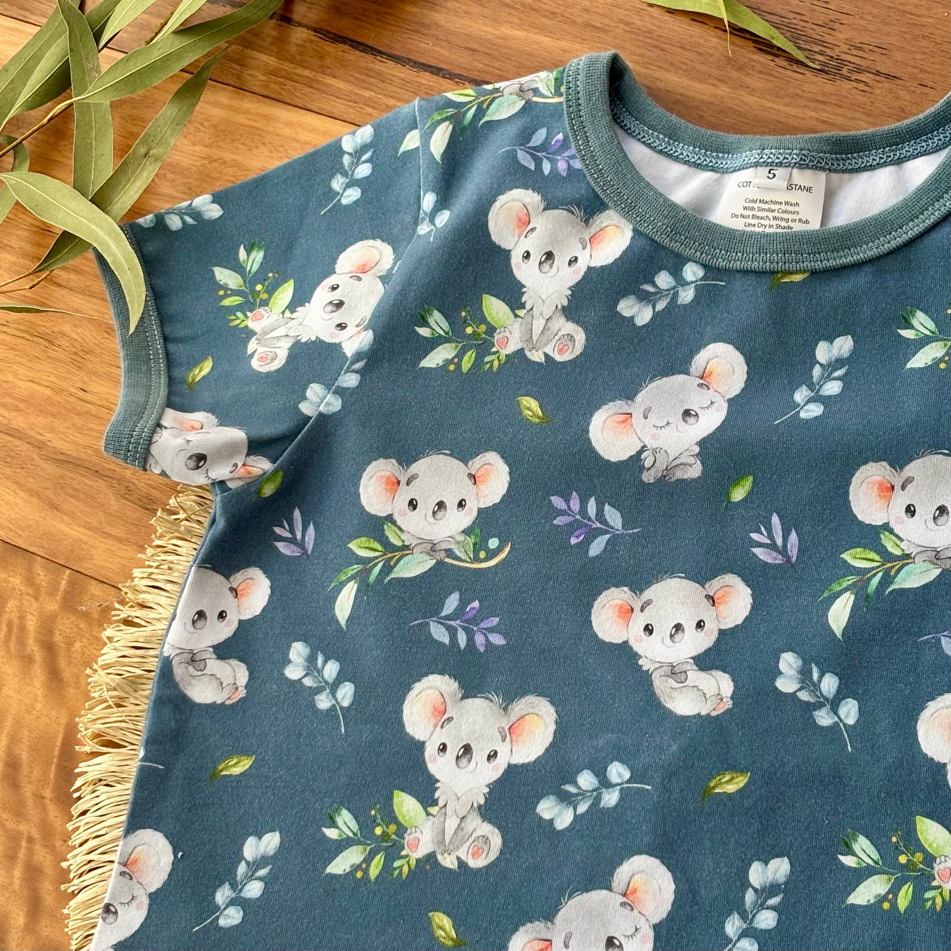 Baby and Toddler T-shirt | Happy Koalas | Size Newborn to 5 | Made to order