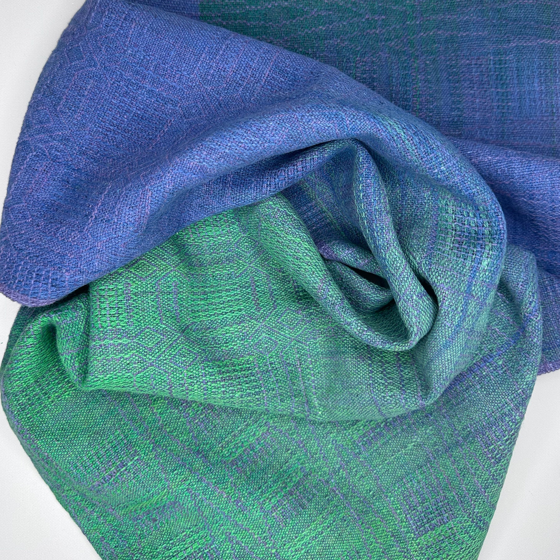 Hand-Dyed and Handwoven Linen/Cotton Tea Towels