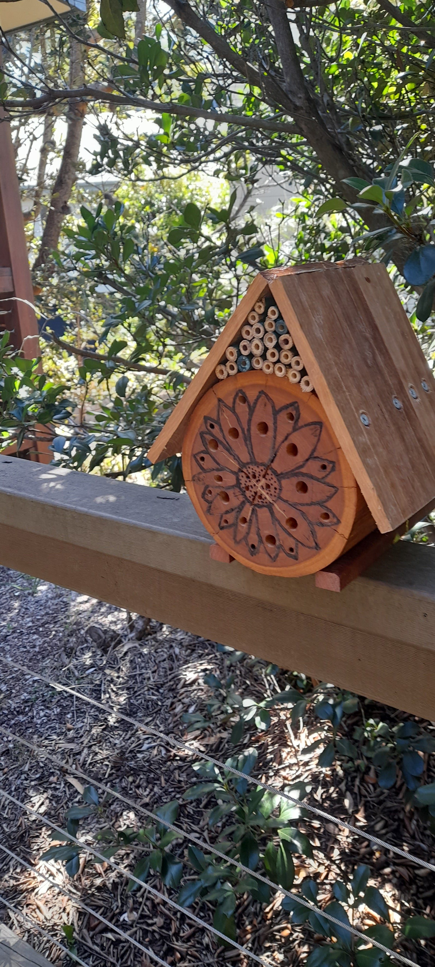 Hardwood Native Bee Hotel