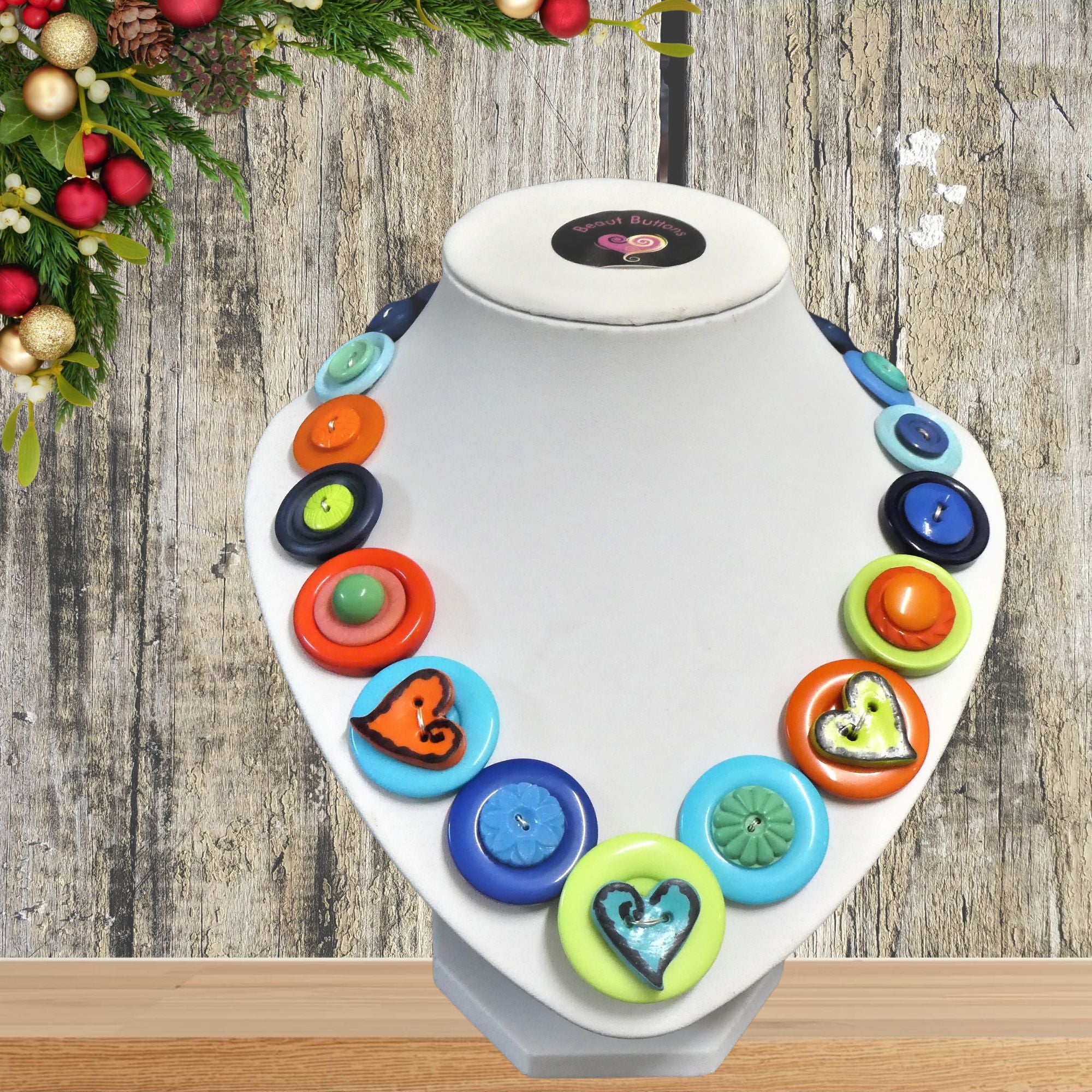 Hearts necklace - Blue for You