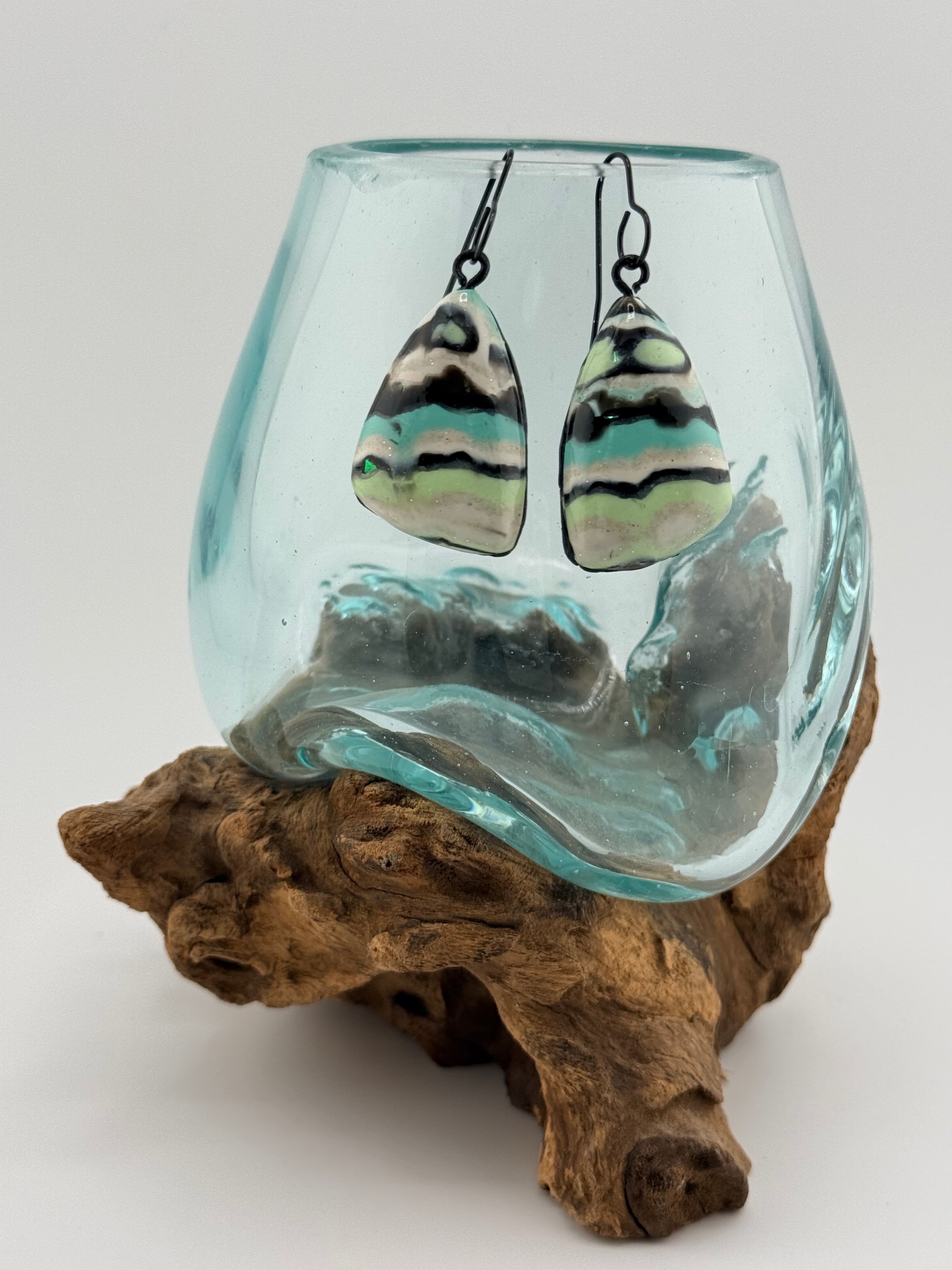 The Off Pattern Collection | Organic Shape Drop Earrings