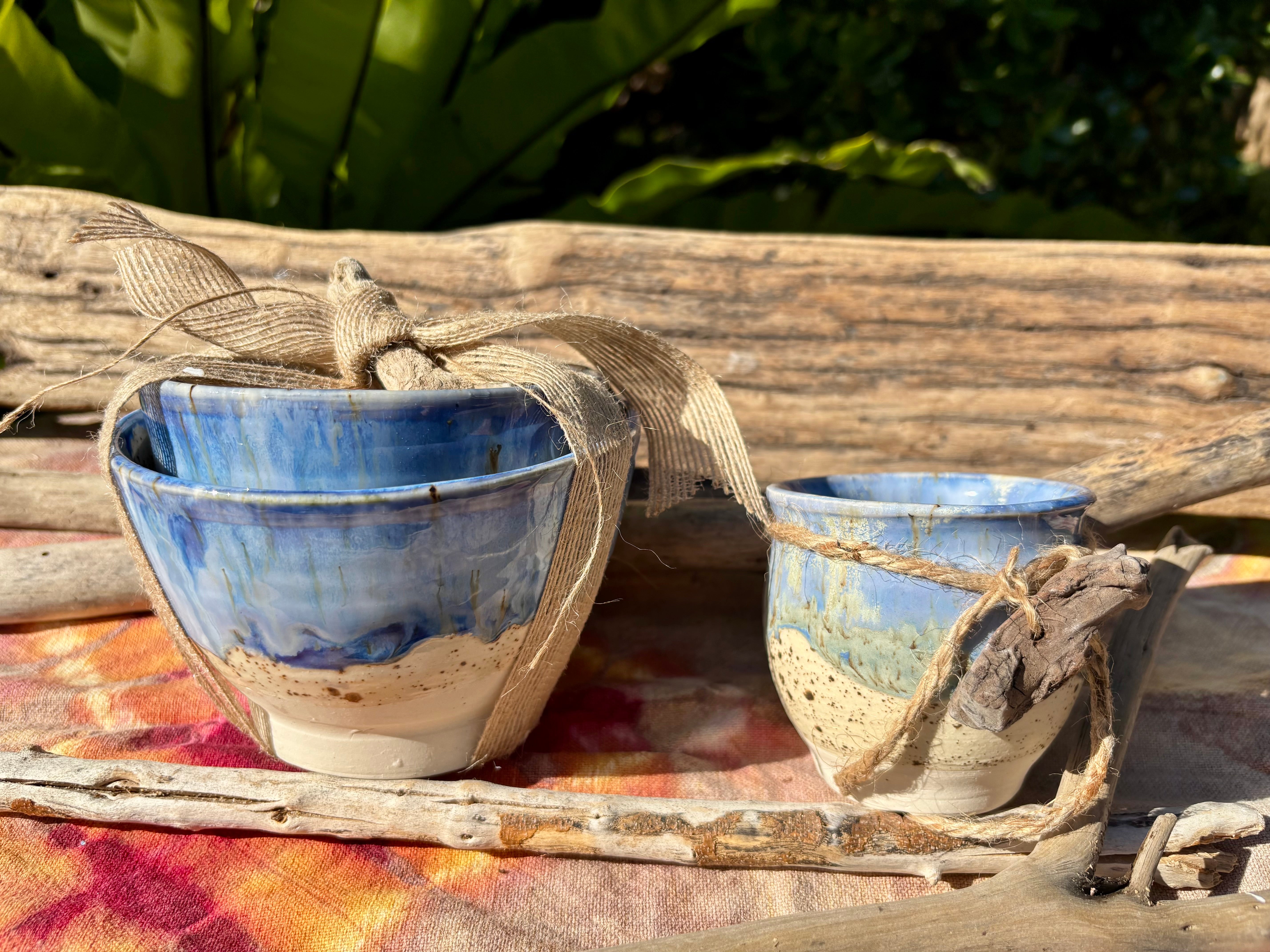 Handmade Beach bowl set