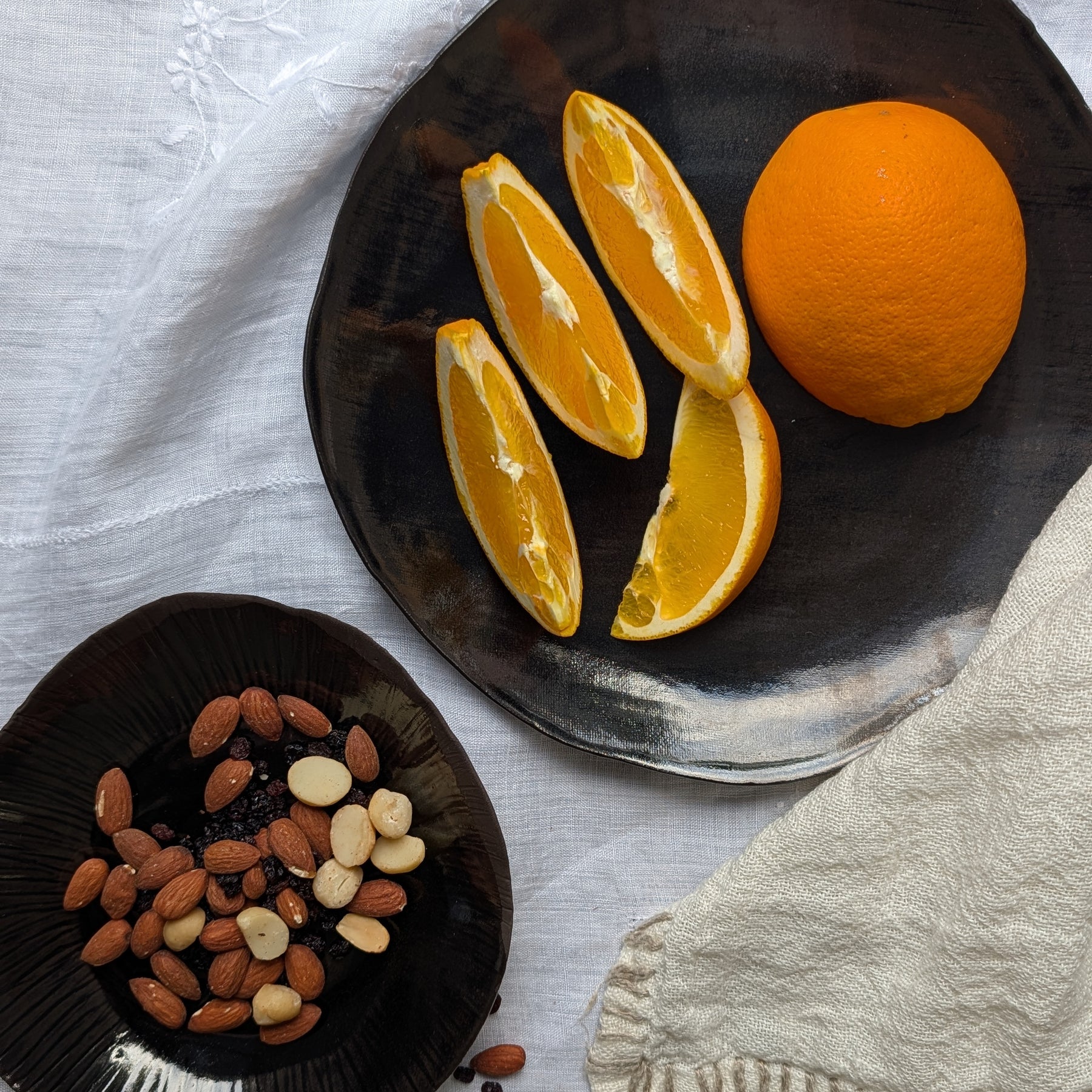 Ceramic Plate + Bowl Gift Set | dark • moody • everyday