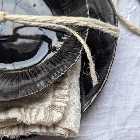 Ceramic Plate + Bowl Gift Set | dark • moody • everyday