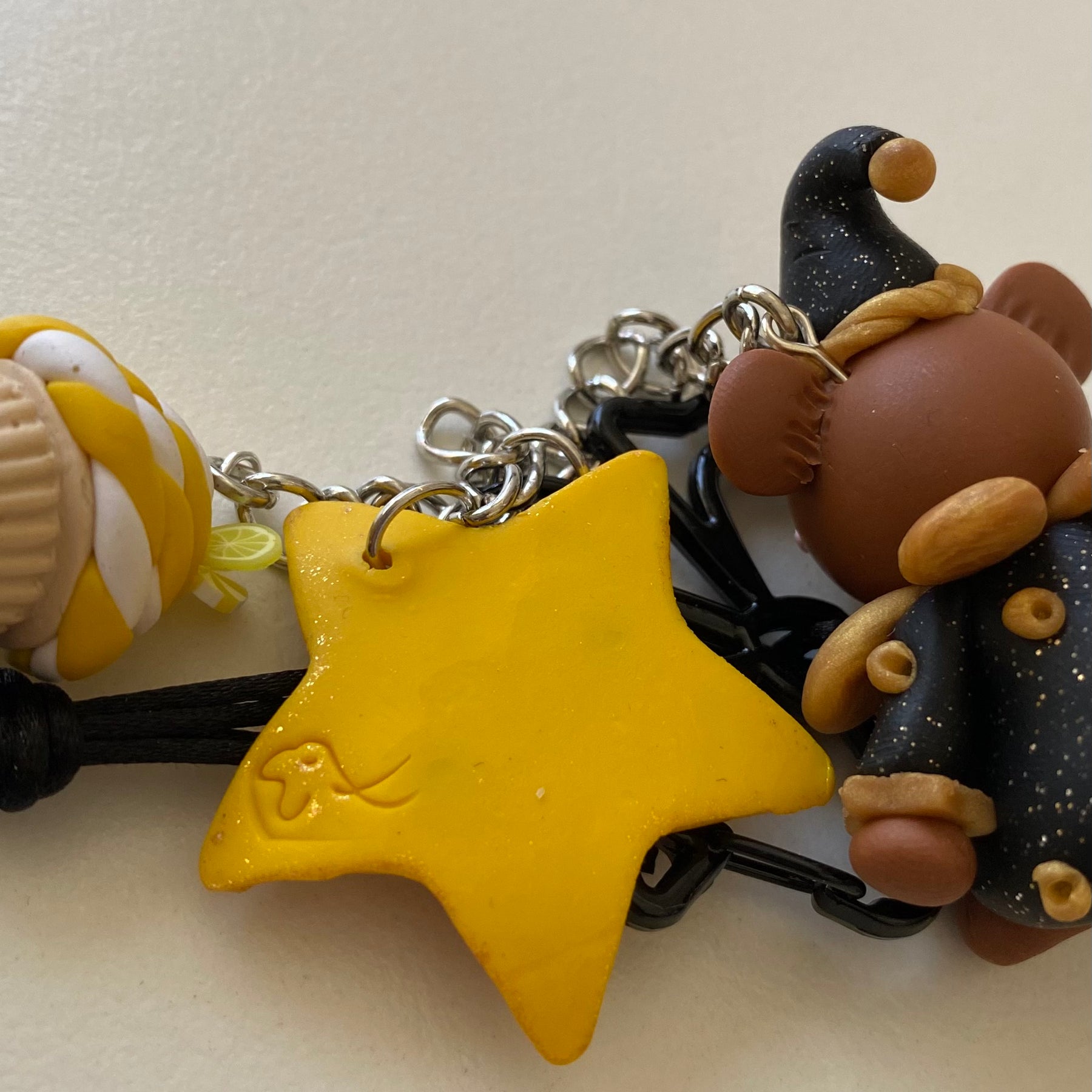 Silent Night Charm Trio – Bear, Cupcake & Star