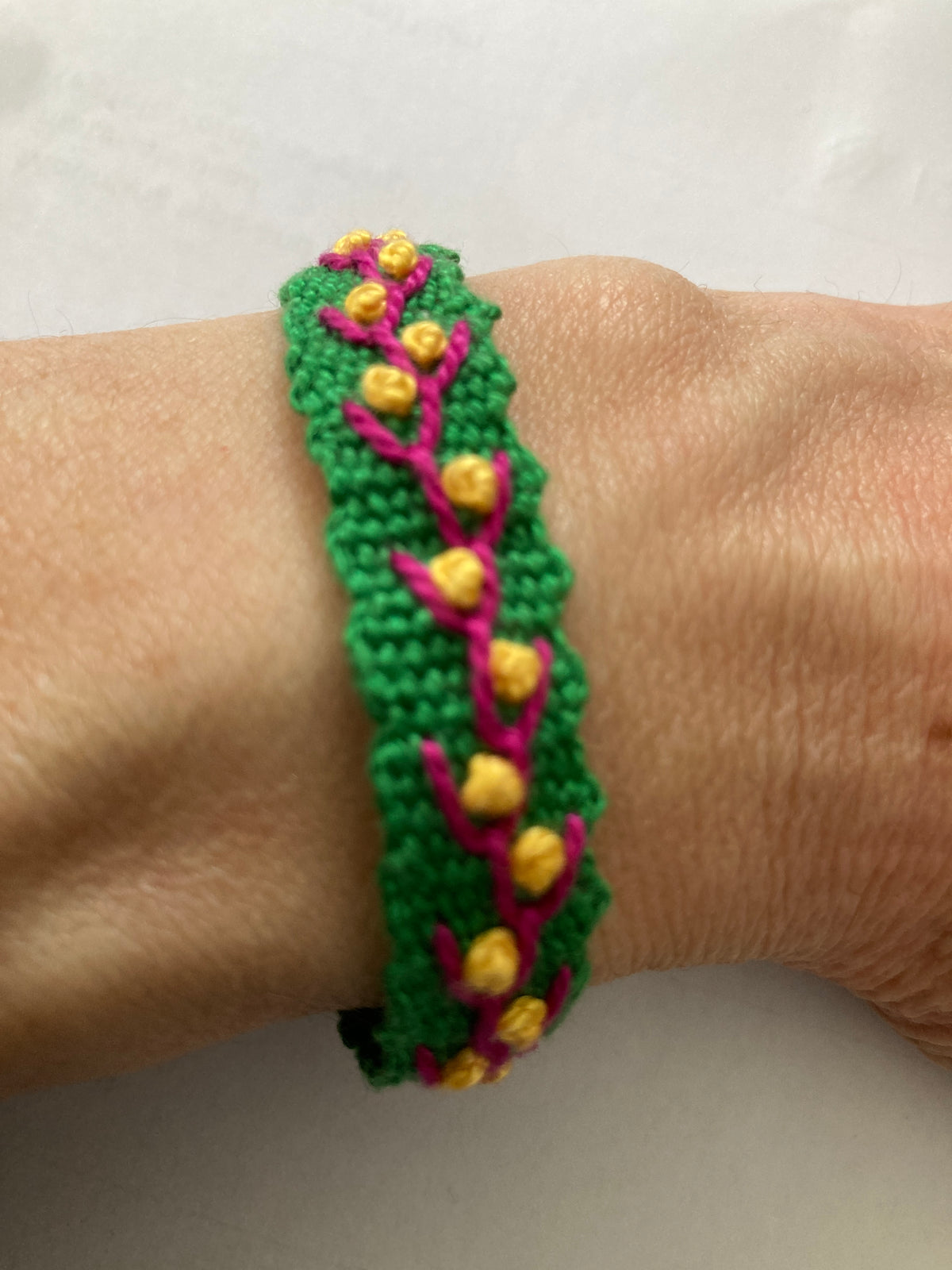 Bobbin lace bracelet