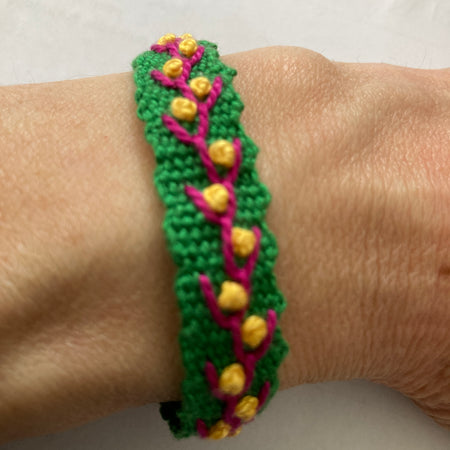 Bobbin lace bracelet