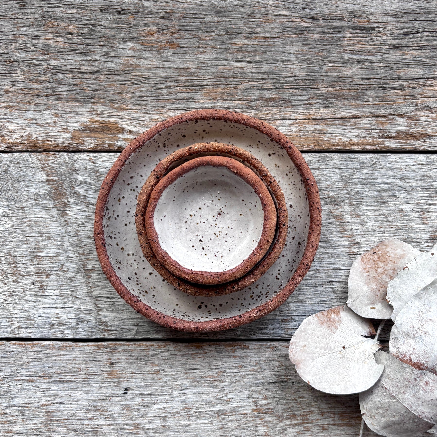 Rustic Ceramic Dishes | Set of 3 | SPRING SALE BUNDLE