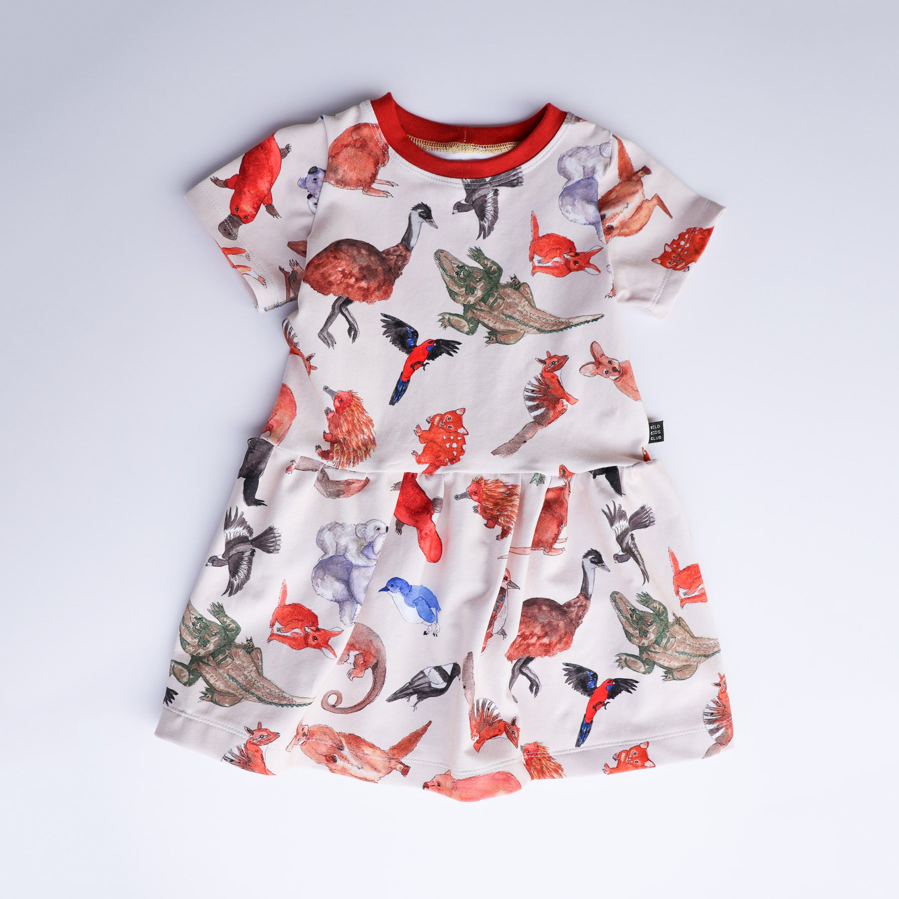 Australian animals organic cotton dress 2026-27