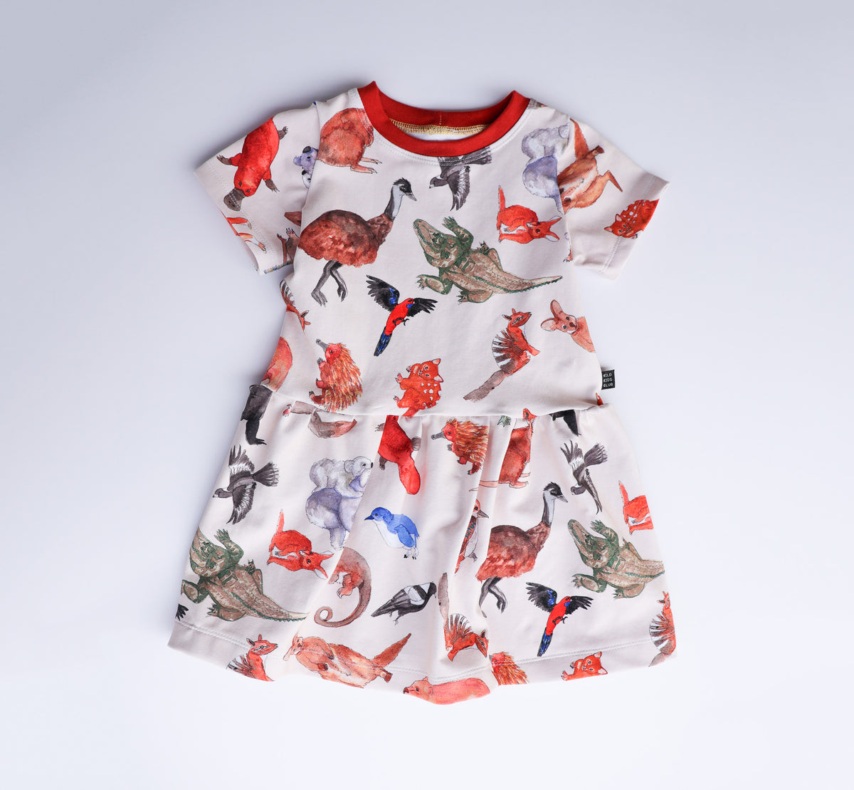 Australian animals organic cotton dress 2026-27