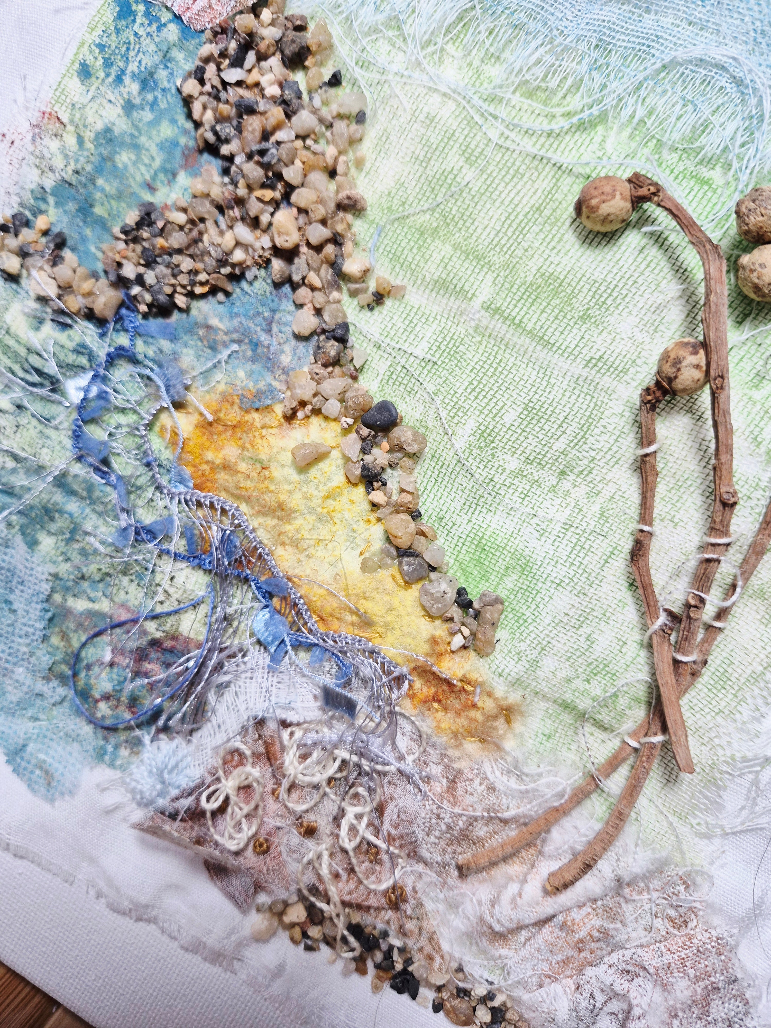 Stormy Days Mixed media artwork