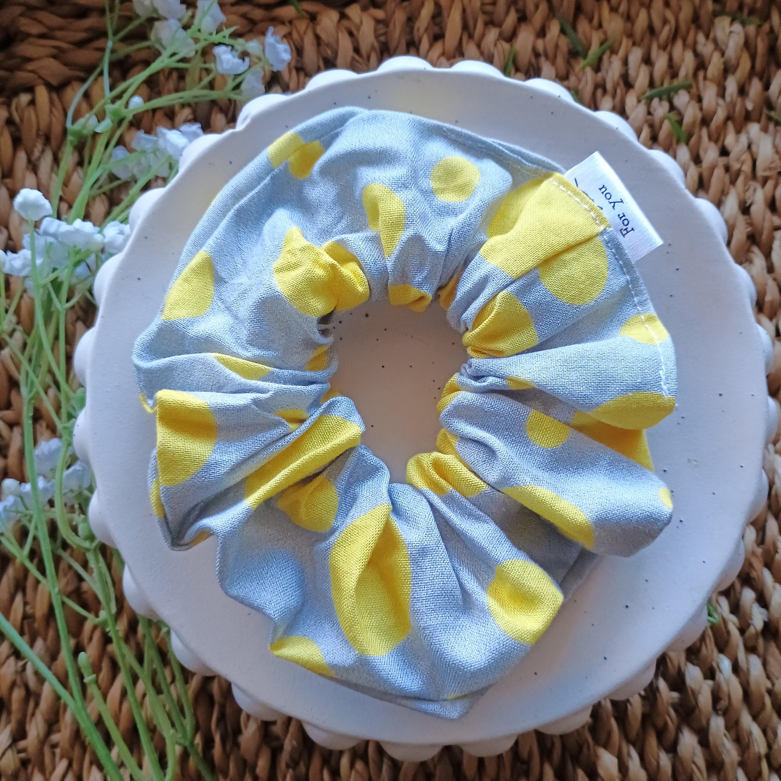 Cotton scrunchies