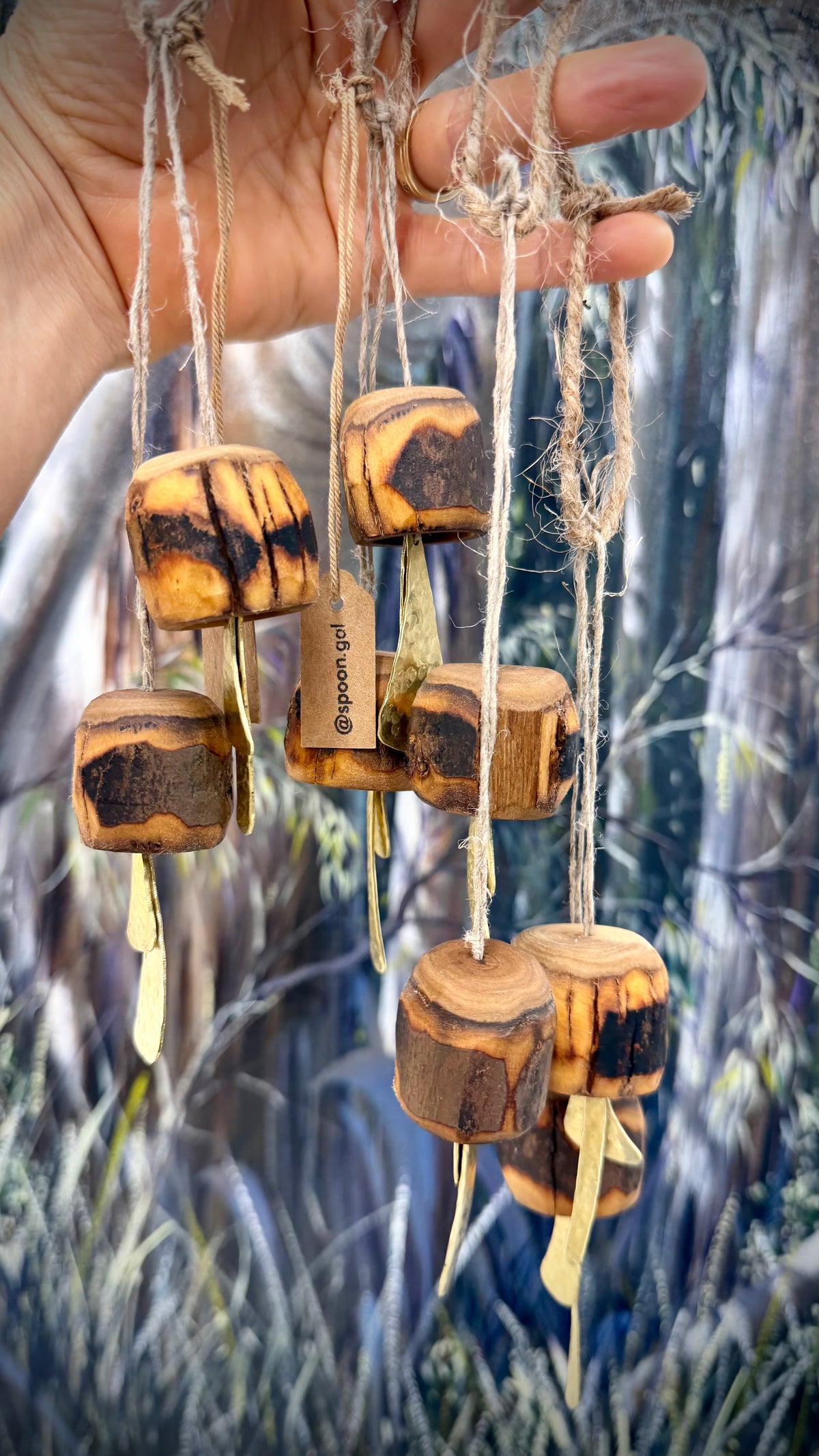 Sweetest Bush Bells - Christmas Decoration - sold as a pair