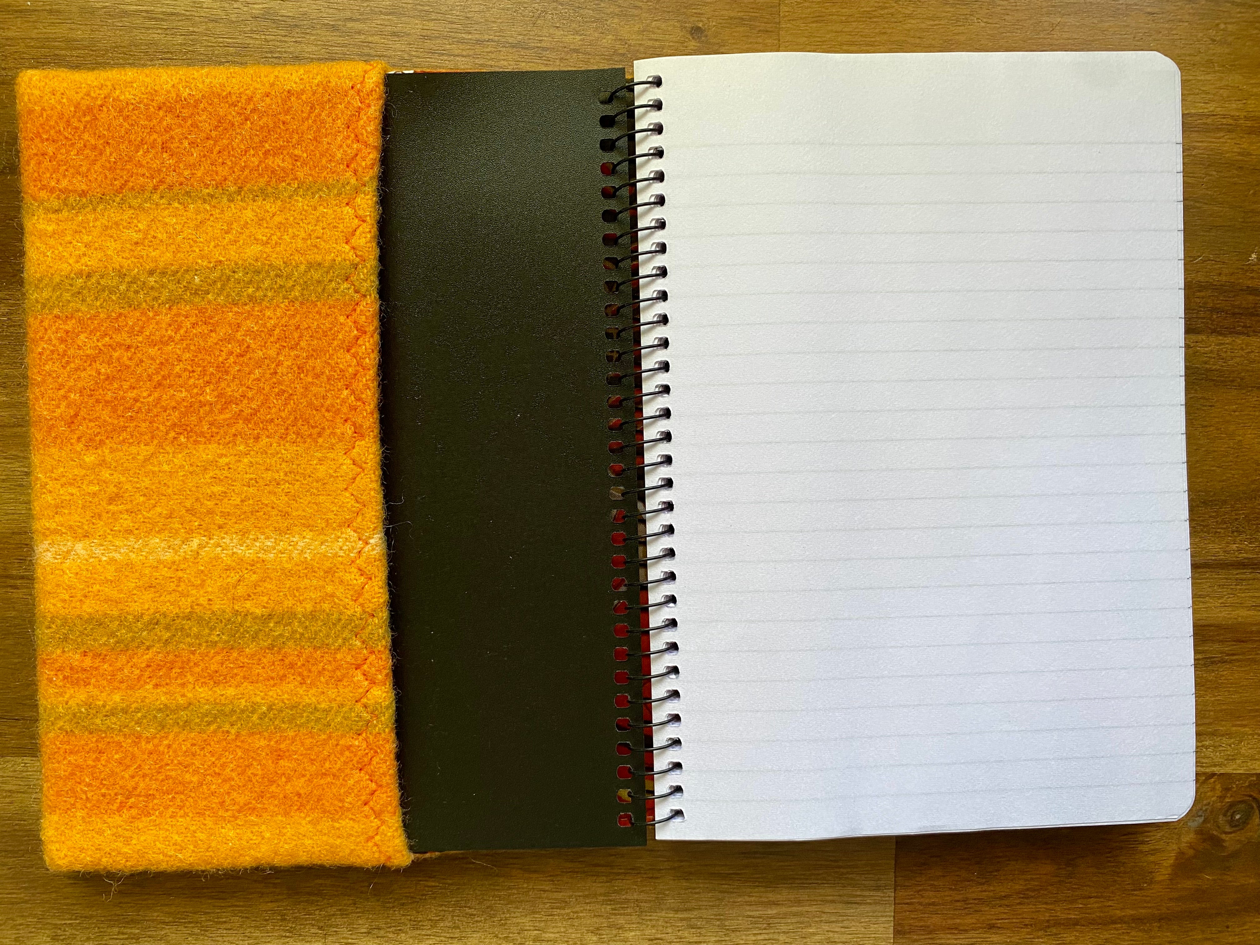 A5 Upcycled Notebook Dachshund - Orange