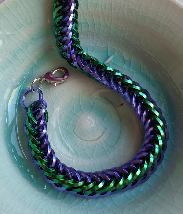 Chain maille bracelet