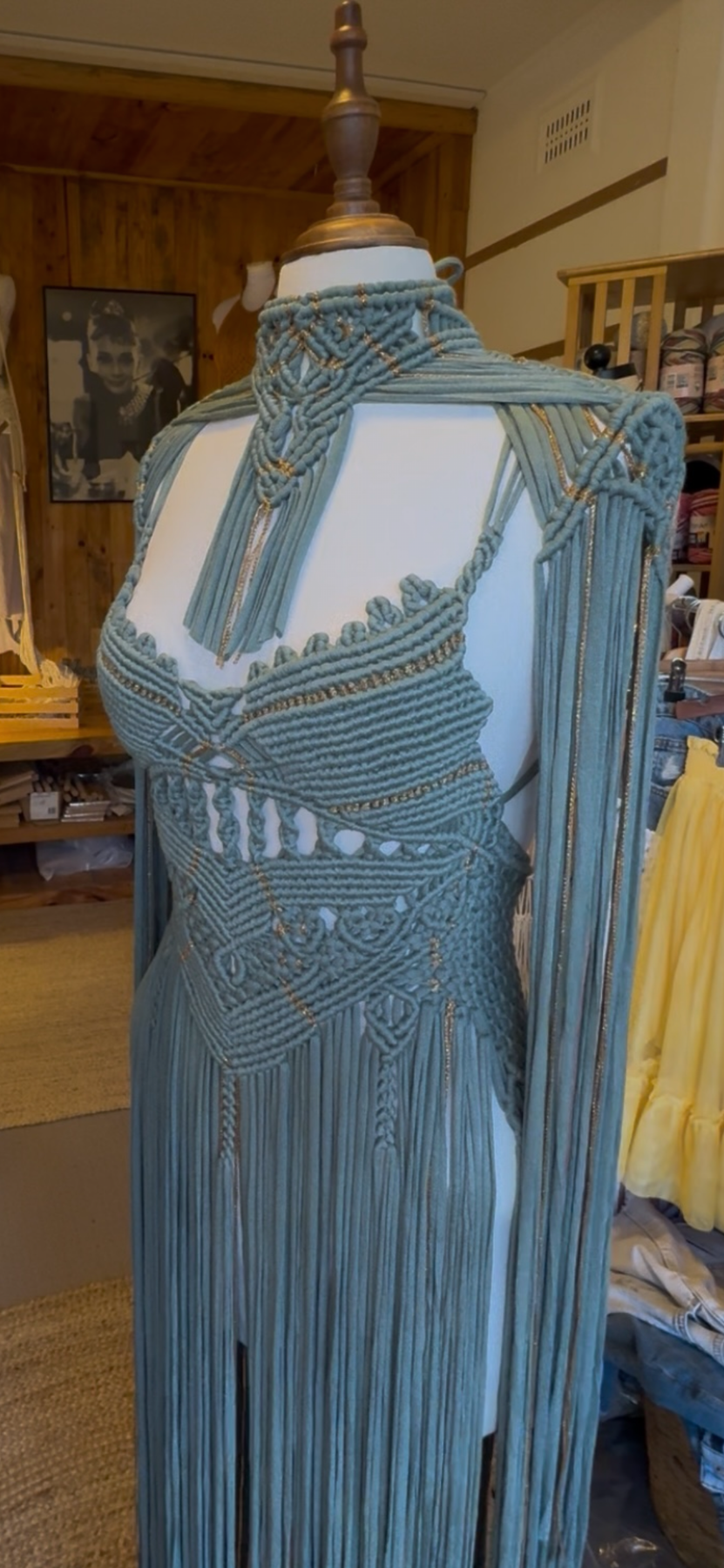 Handmade Macrame Shoulder Piece