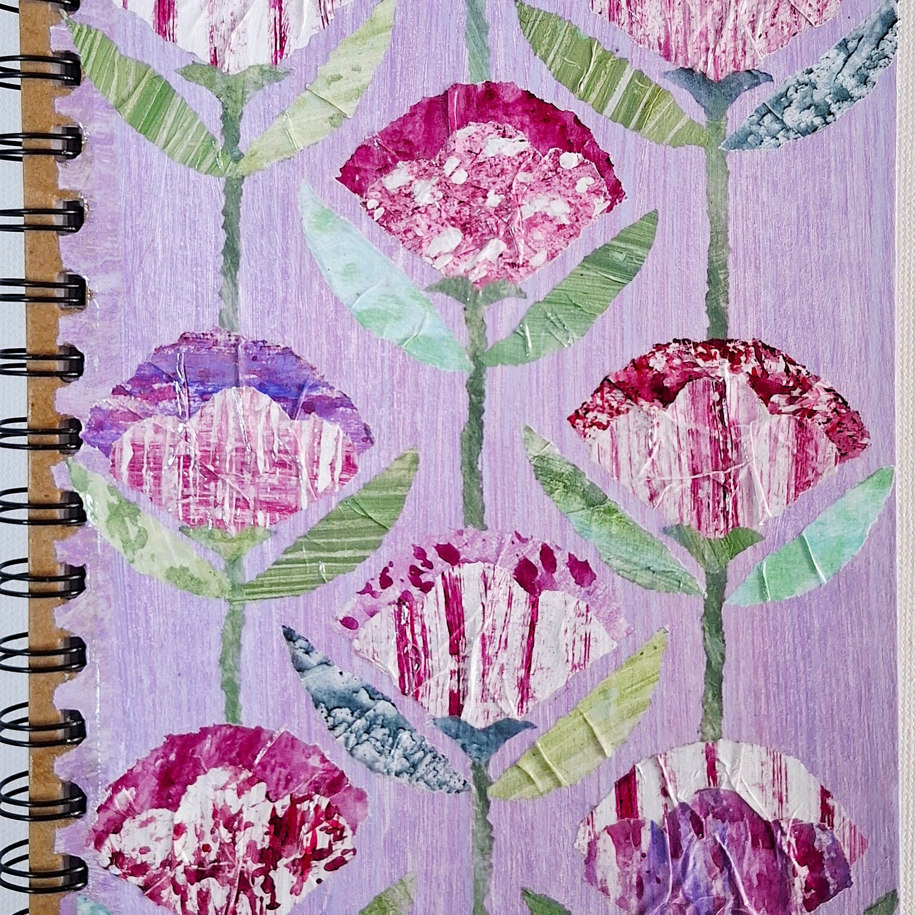 Hand Decorated A5 Notebook - Design 5