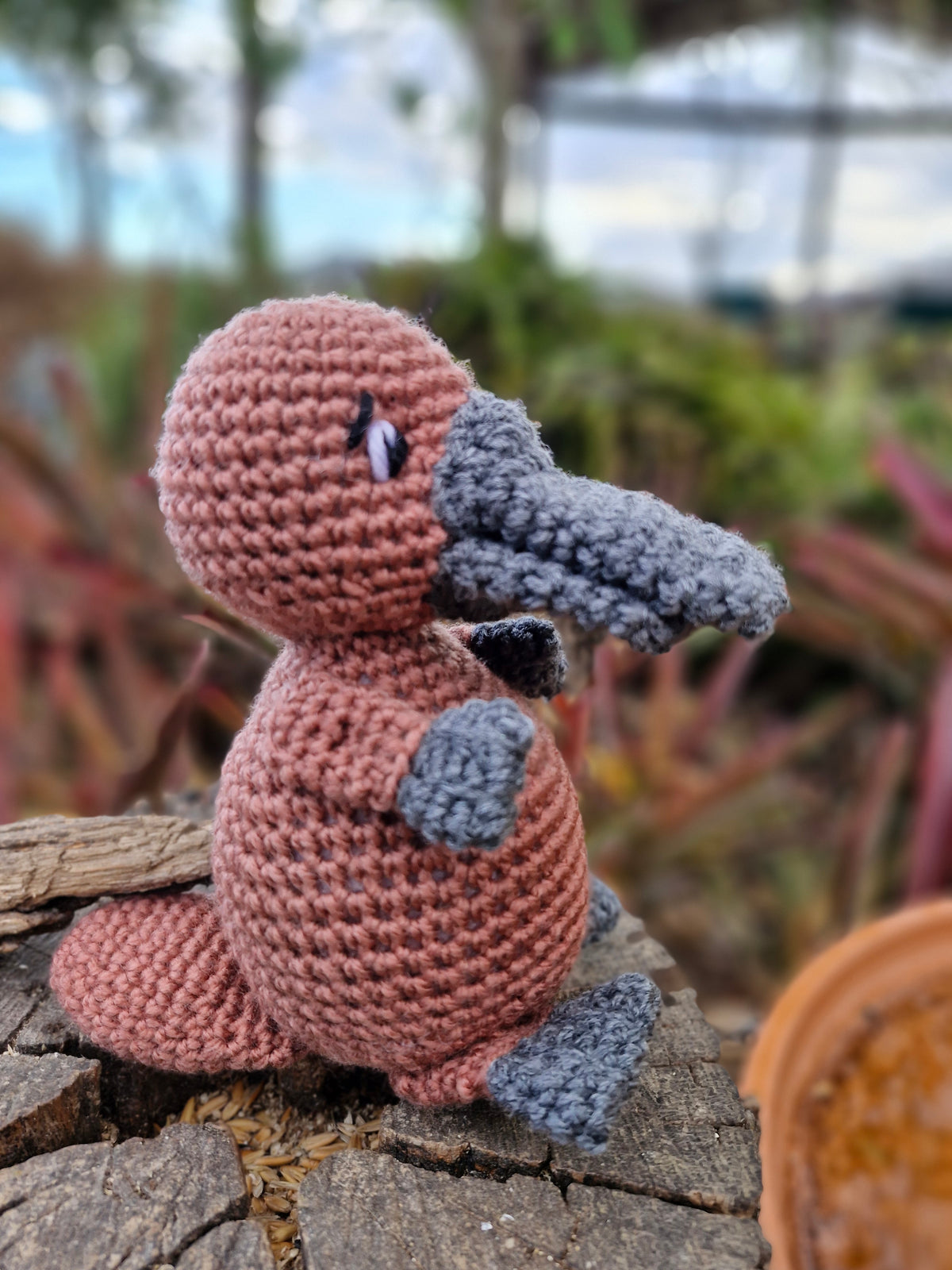 Adorable Baby Platypus Hand Crochet