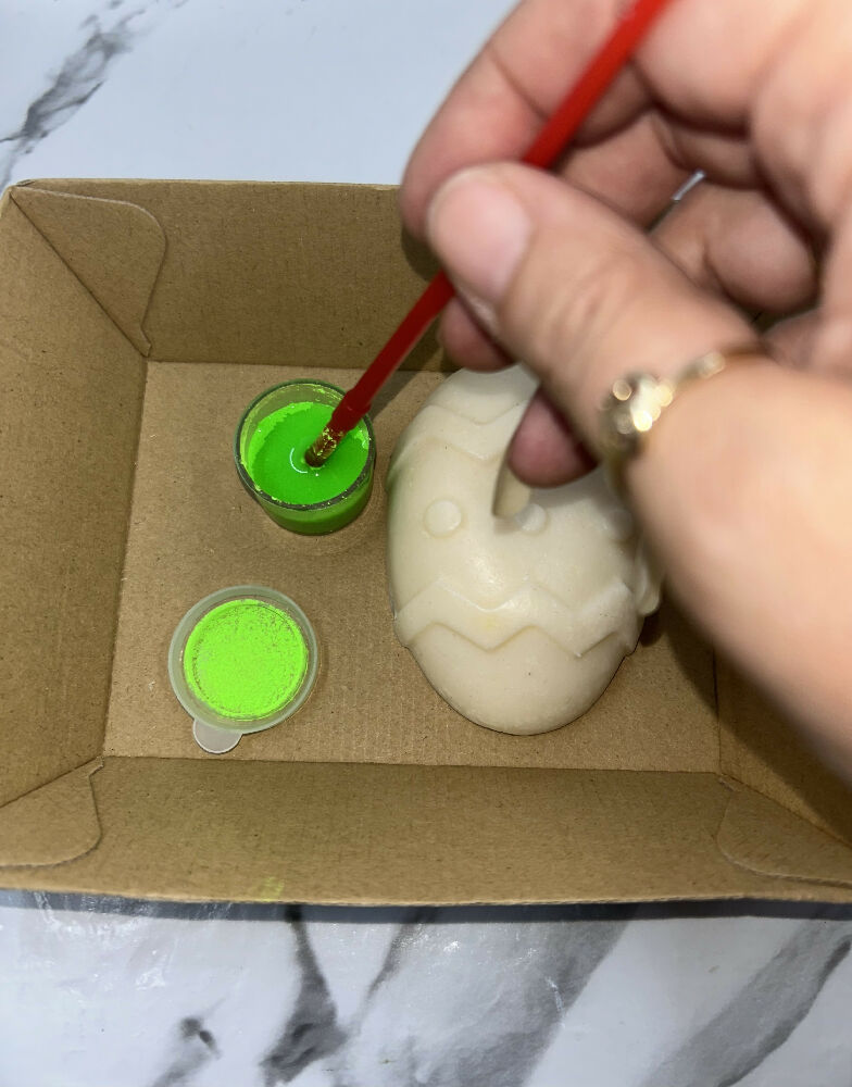 Paint your own Easter soap