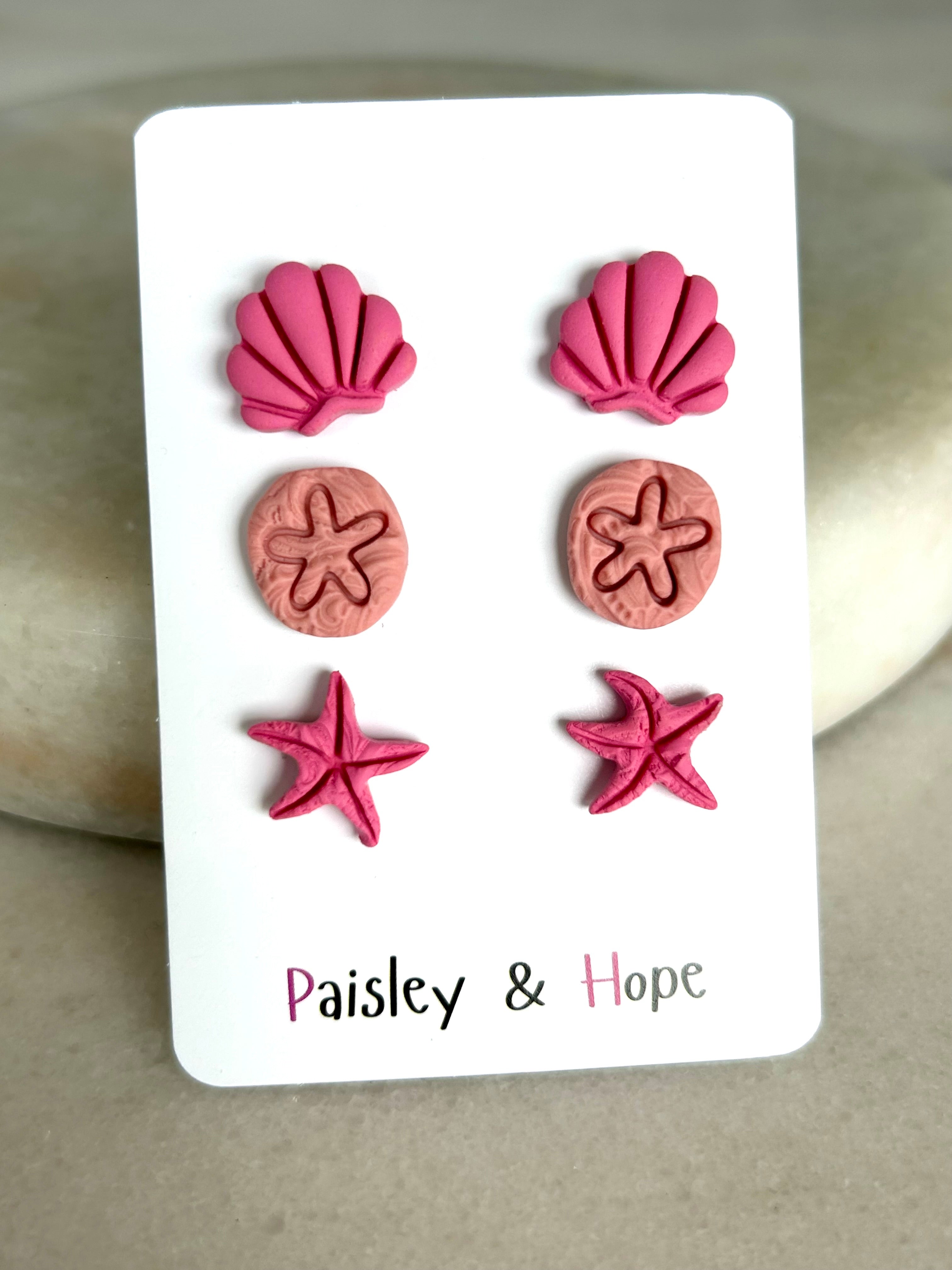 Polymer Clay Stud Pack - Choose design
