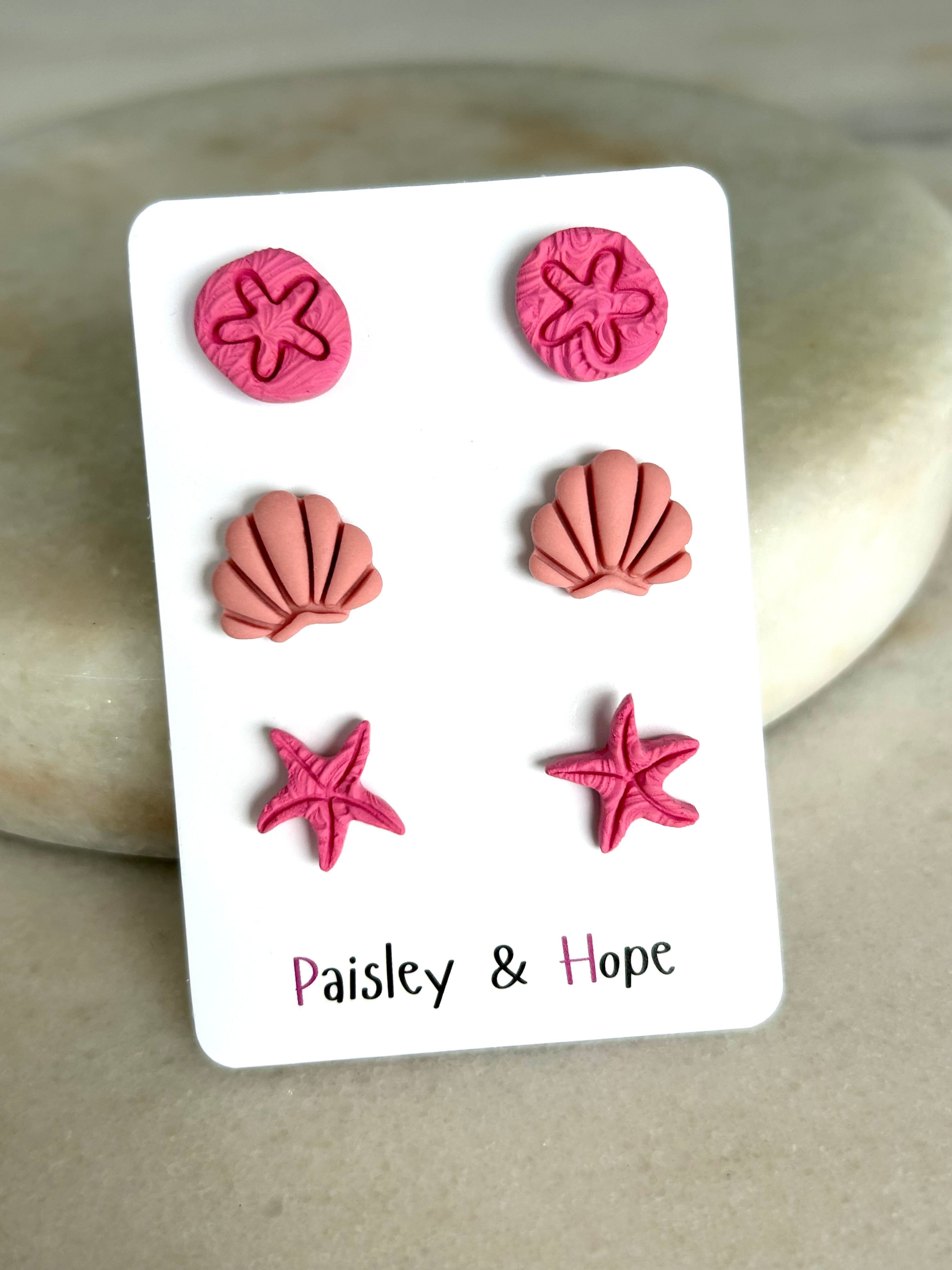 Polymer Clay Stud Pack - Choose design