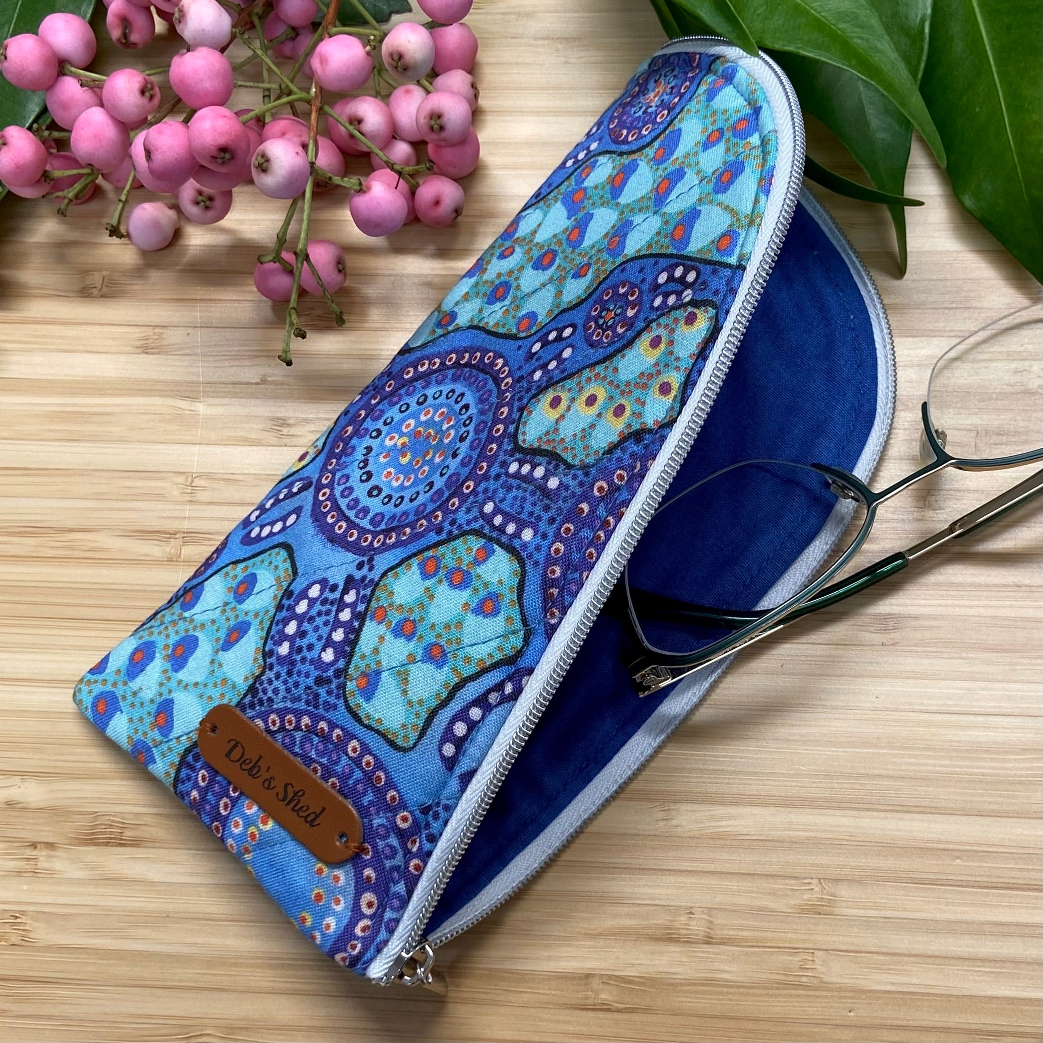 Glasses Case - Australian Themed Fabric 2