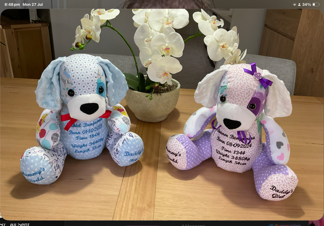 Kip the Dog keepsake bear