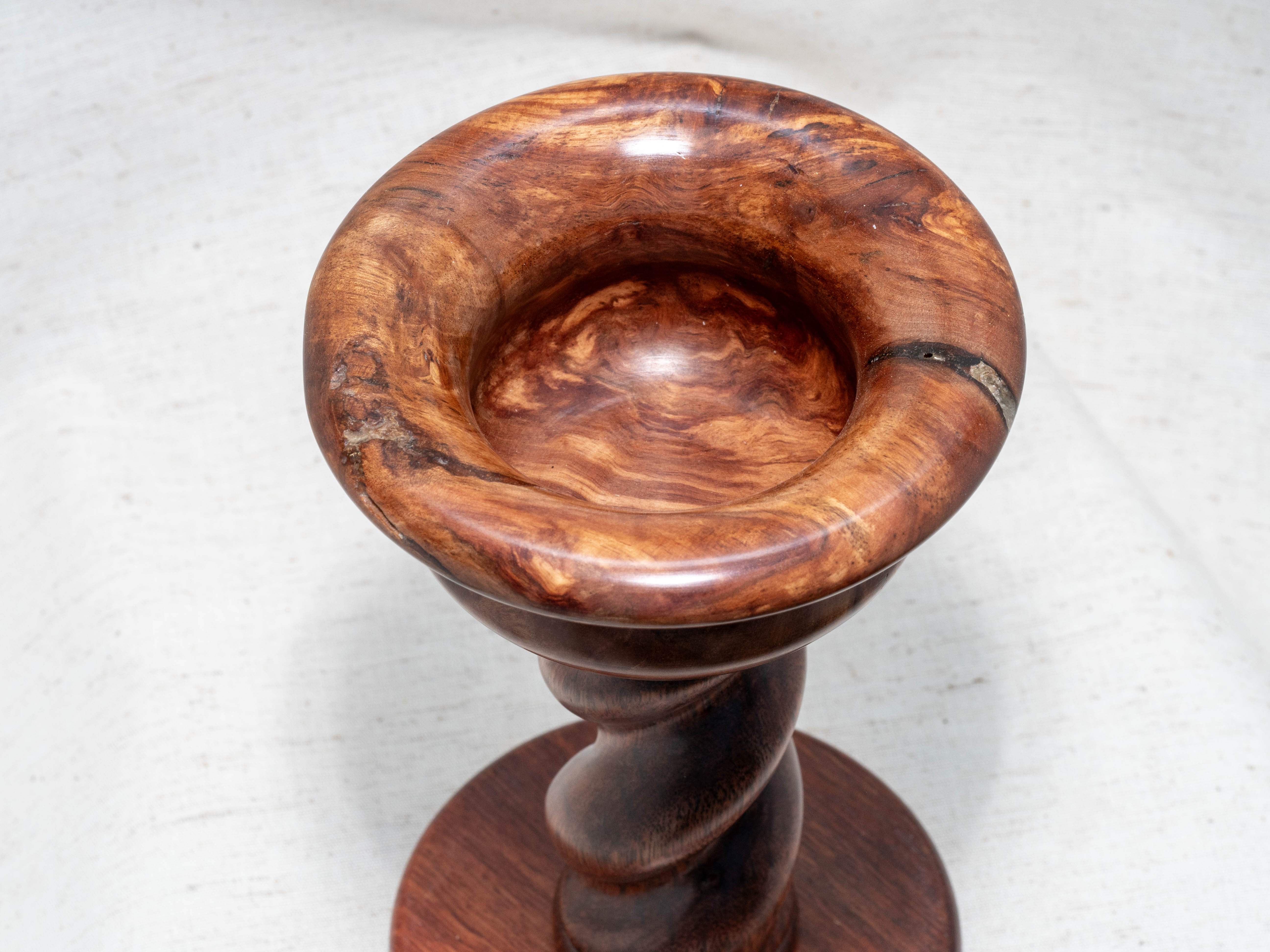 Bowl on Spiral Plinth