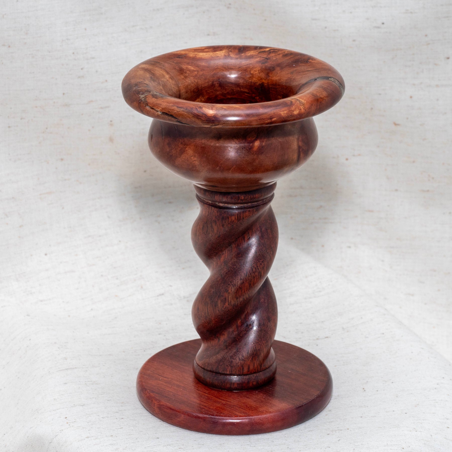 Bowl on Spiral Plinth