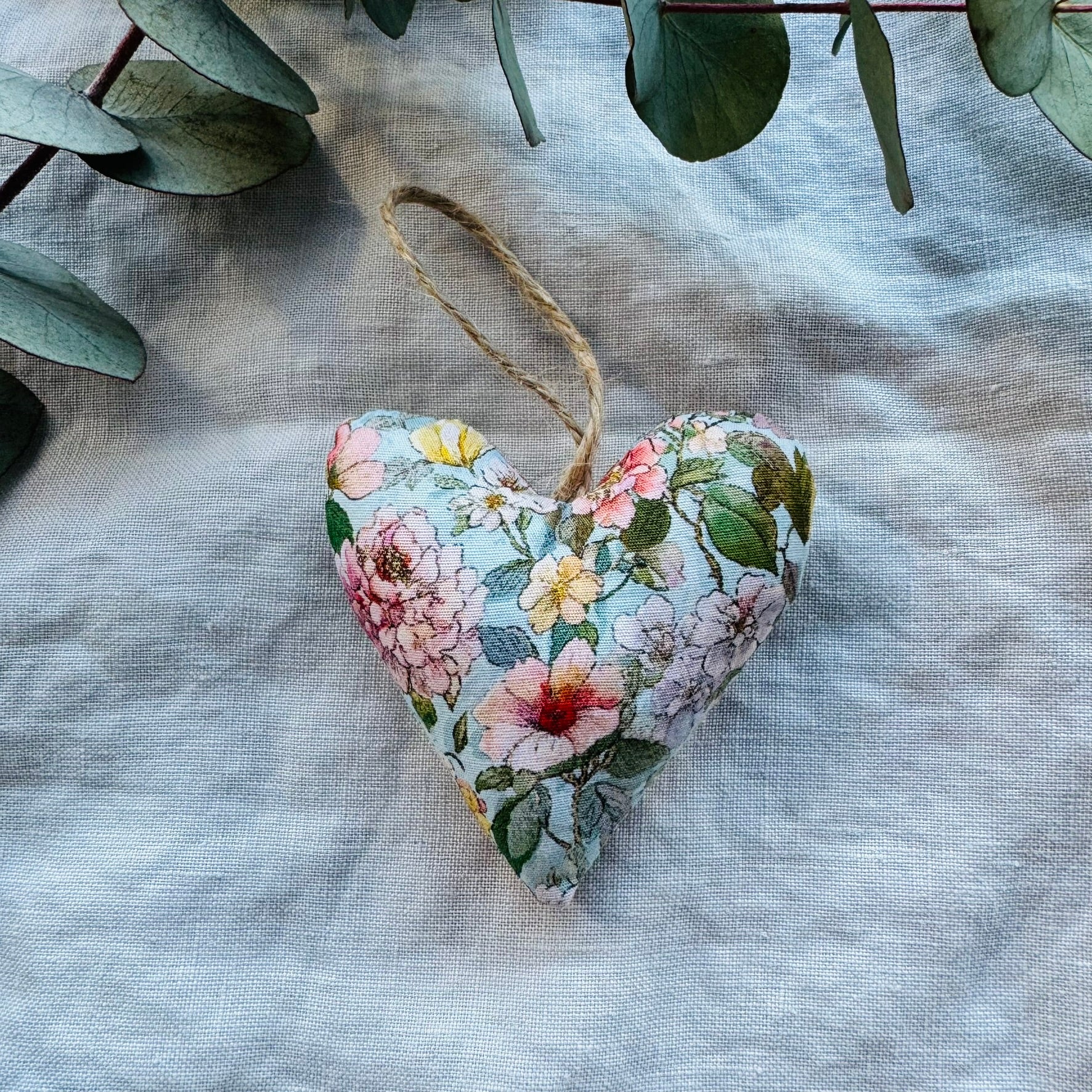 Romantic Hearts - handmade with wool filling
