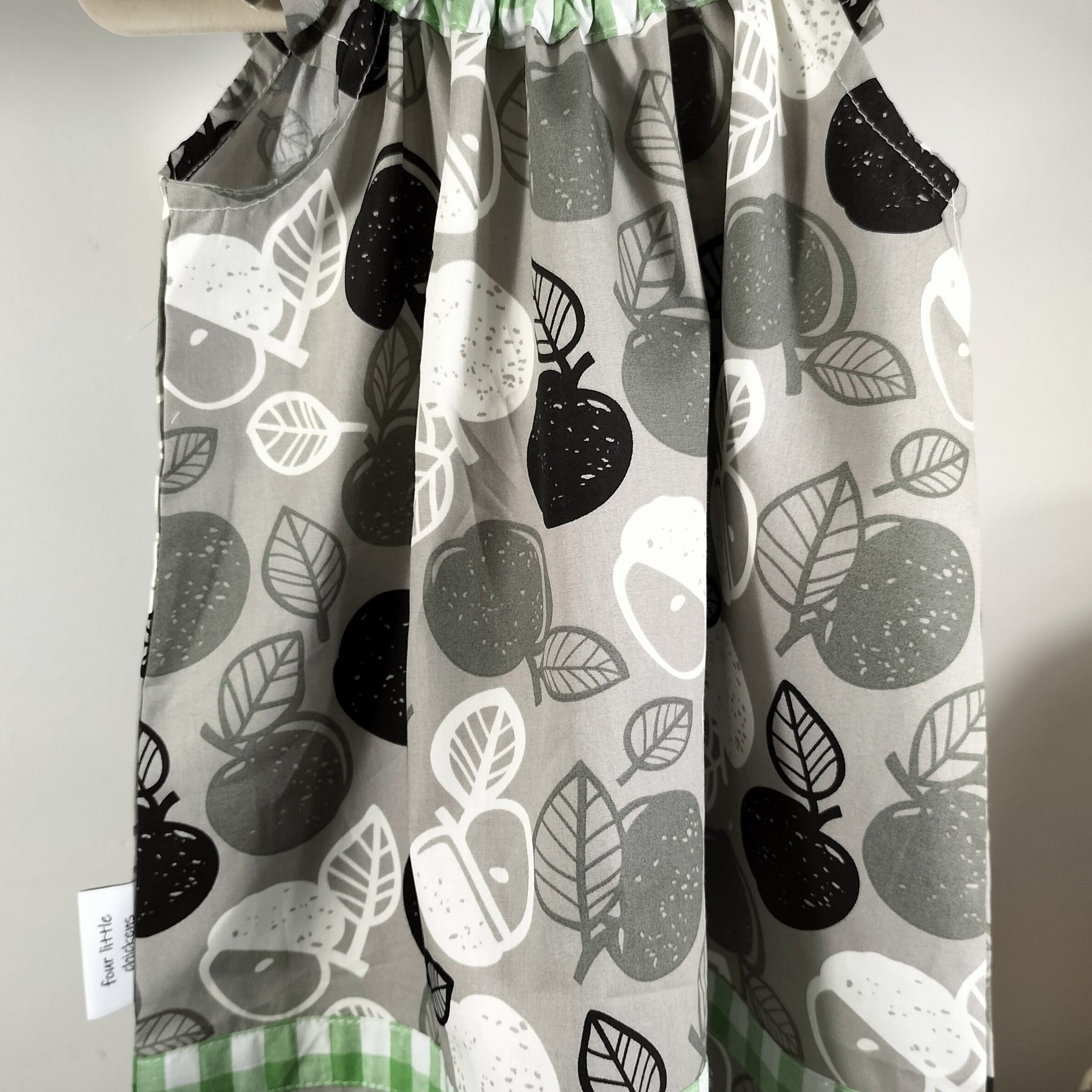 Fresh Fruit Print & Sweet Gingham Details