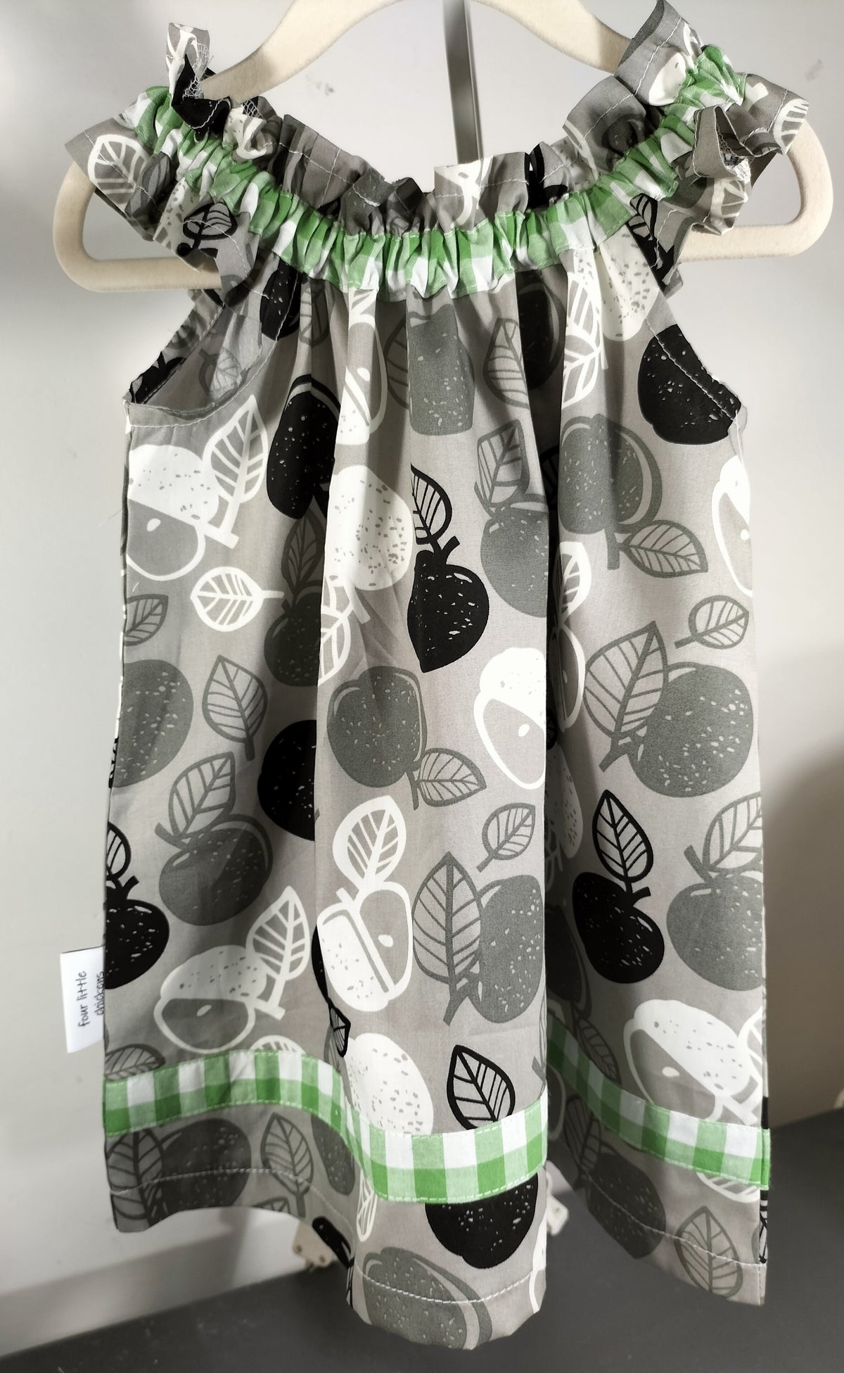 Fresh Fruit Print & Sweet Gingham Details