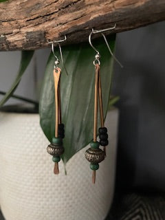 Boho Copper Dangles