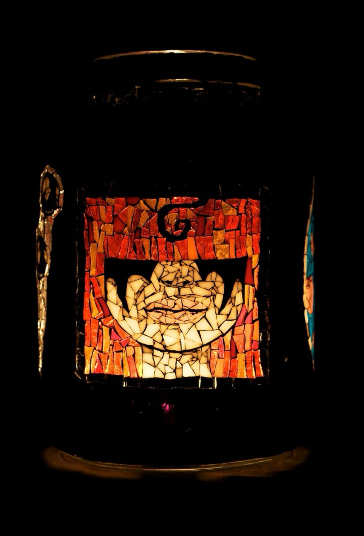Custom Handmade Stained Glass Mosaic Votive