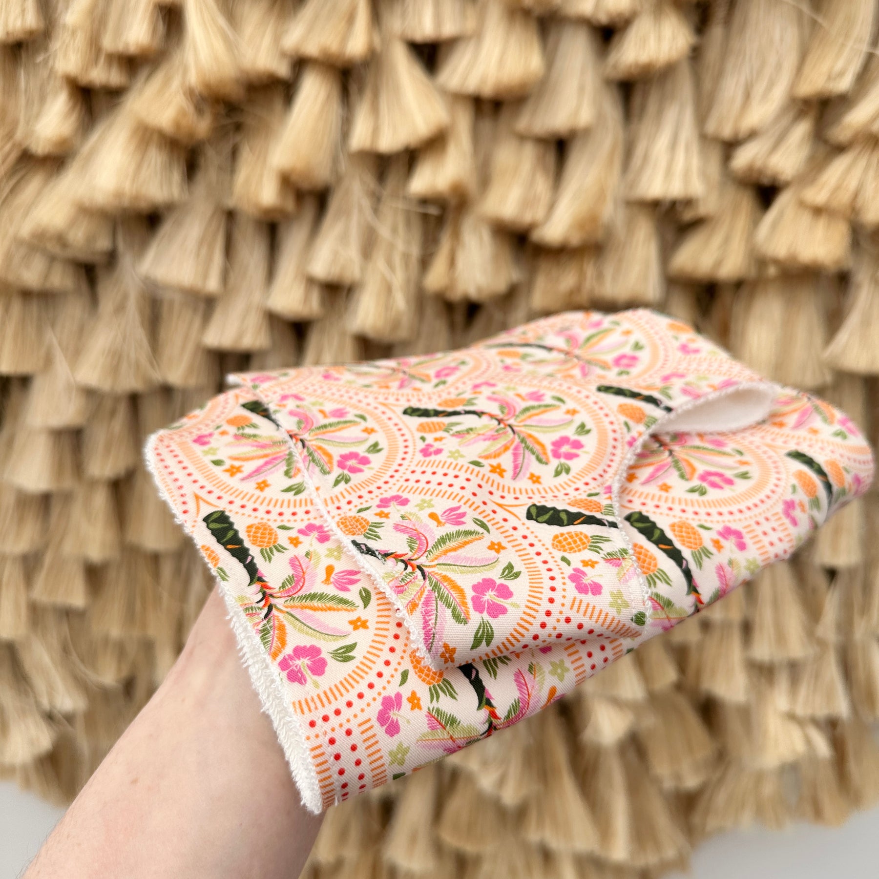 Morocco palms bandana bib