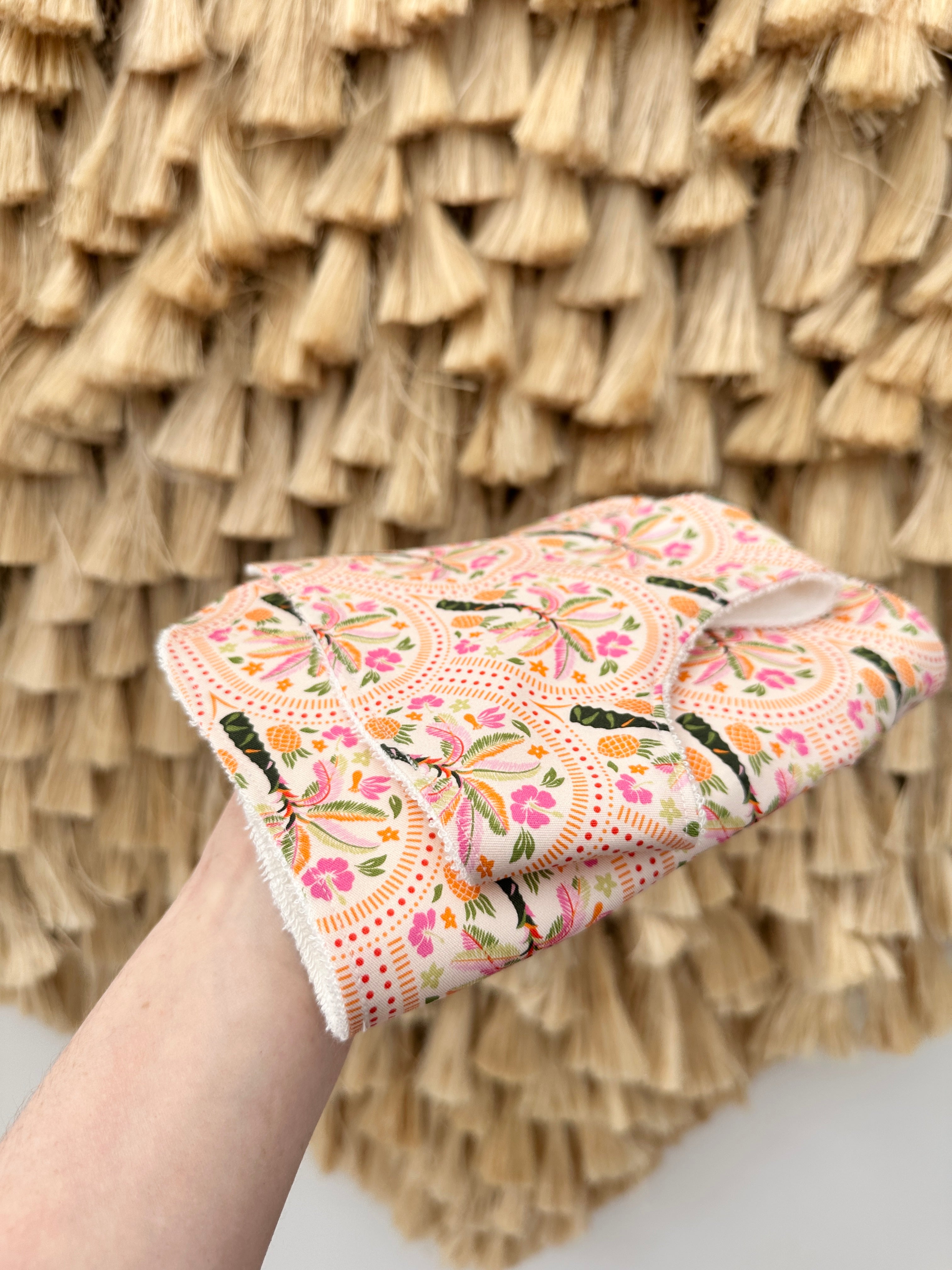 Morocco palms bandana bib