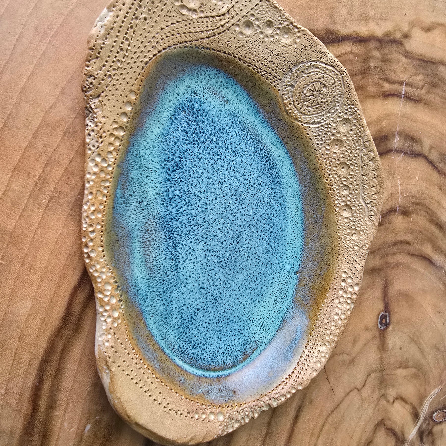 Small carved plate
