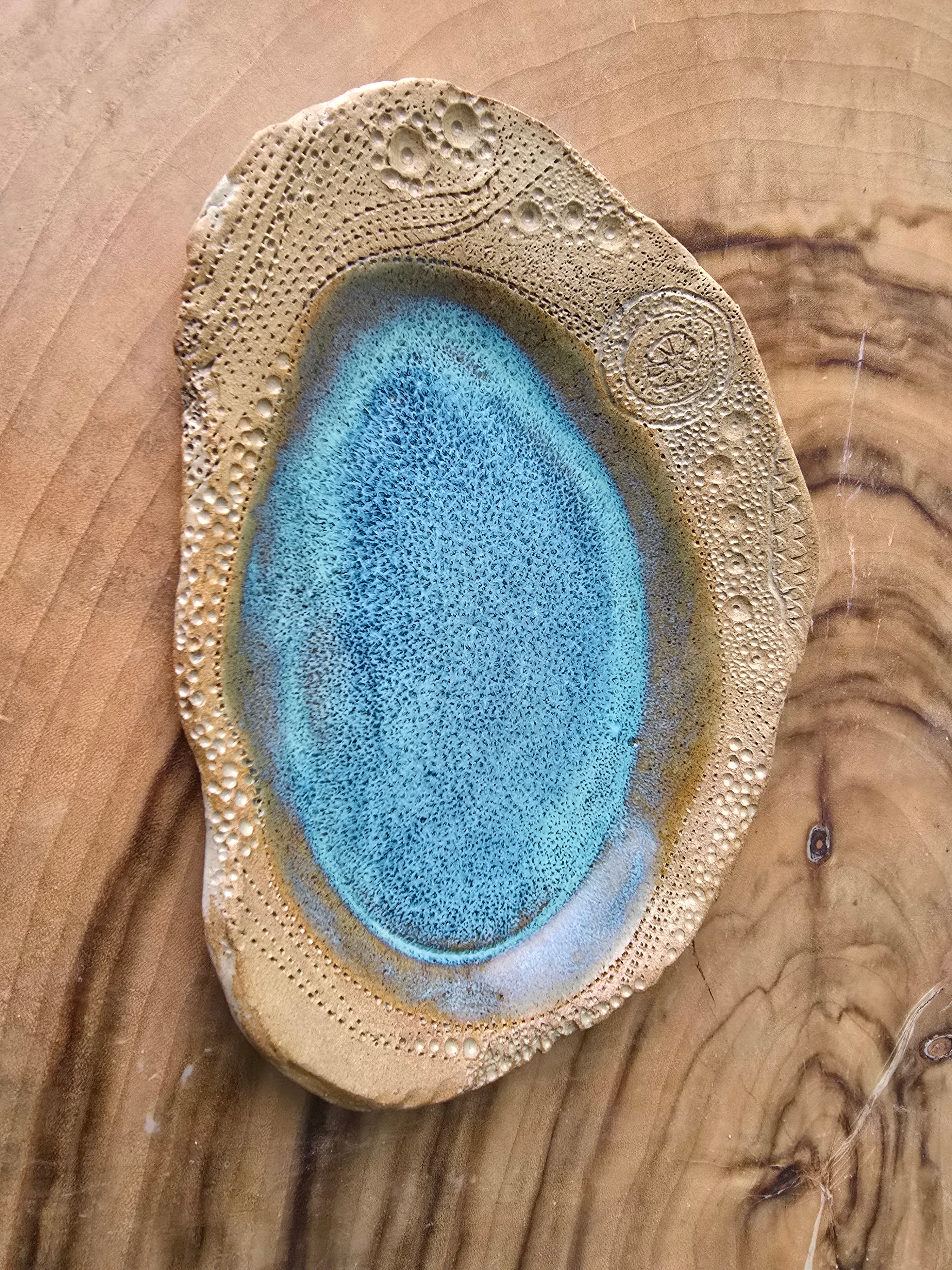 Small carved plate