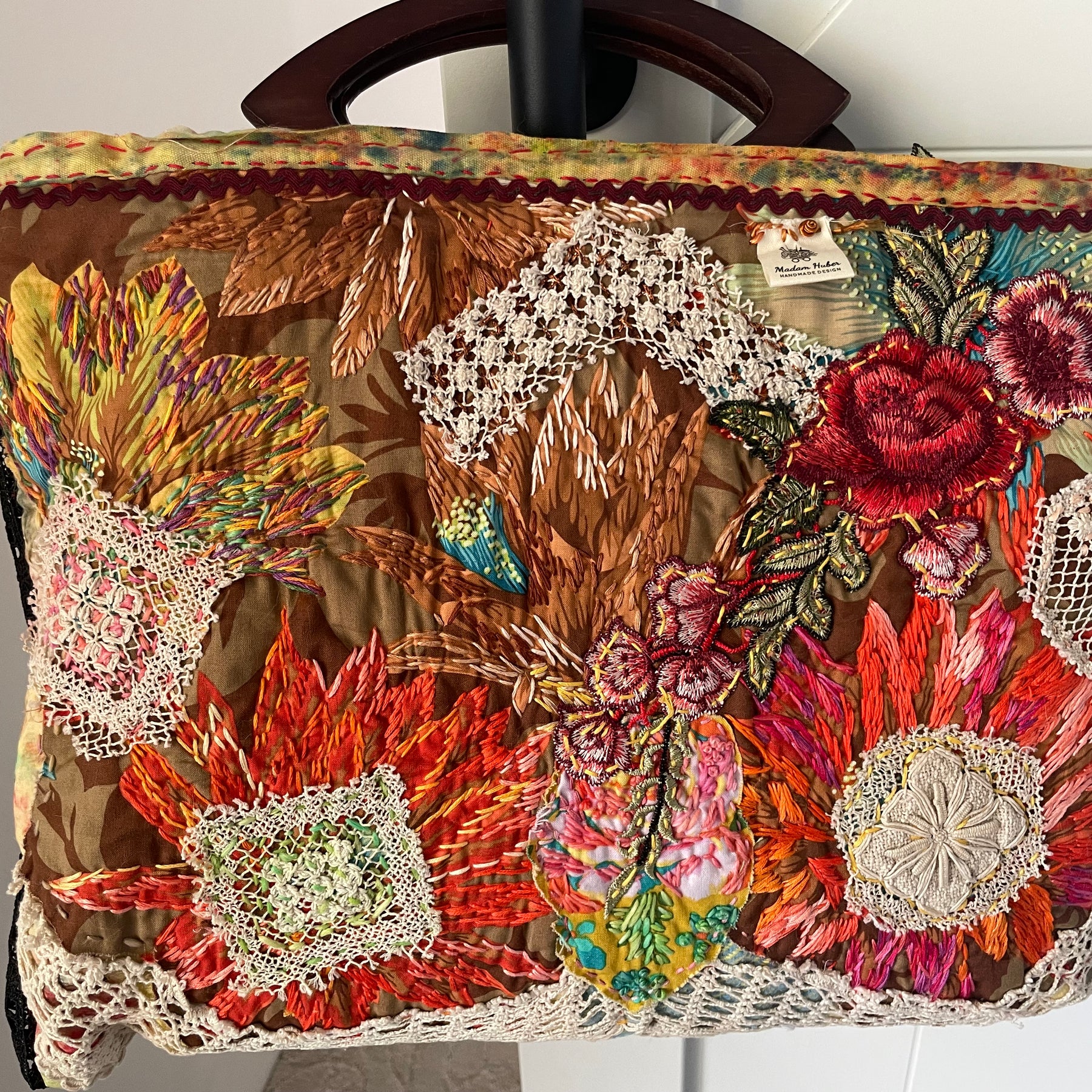 Madam Huber vintage bespoke large bag