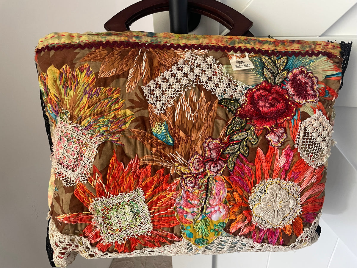 Madam Huber vintage bespoke large bag