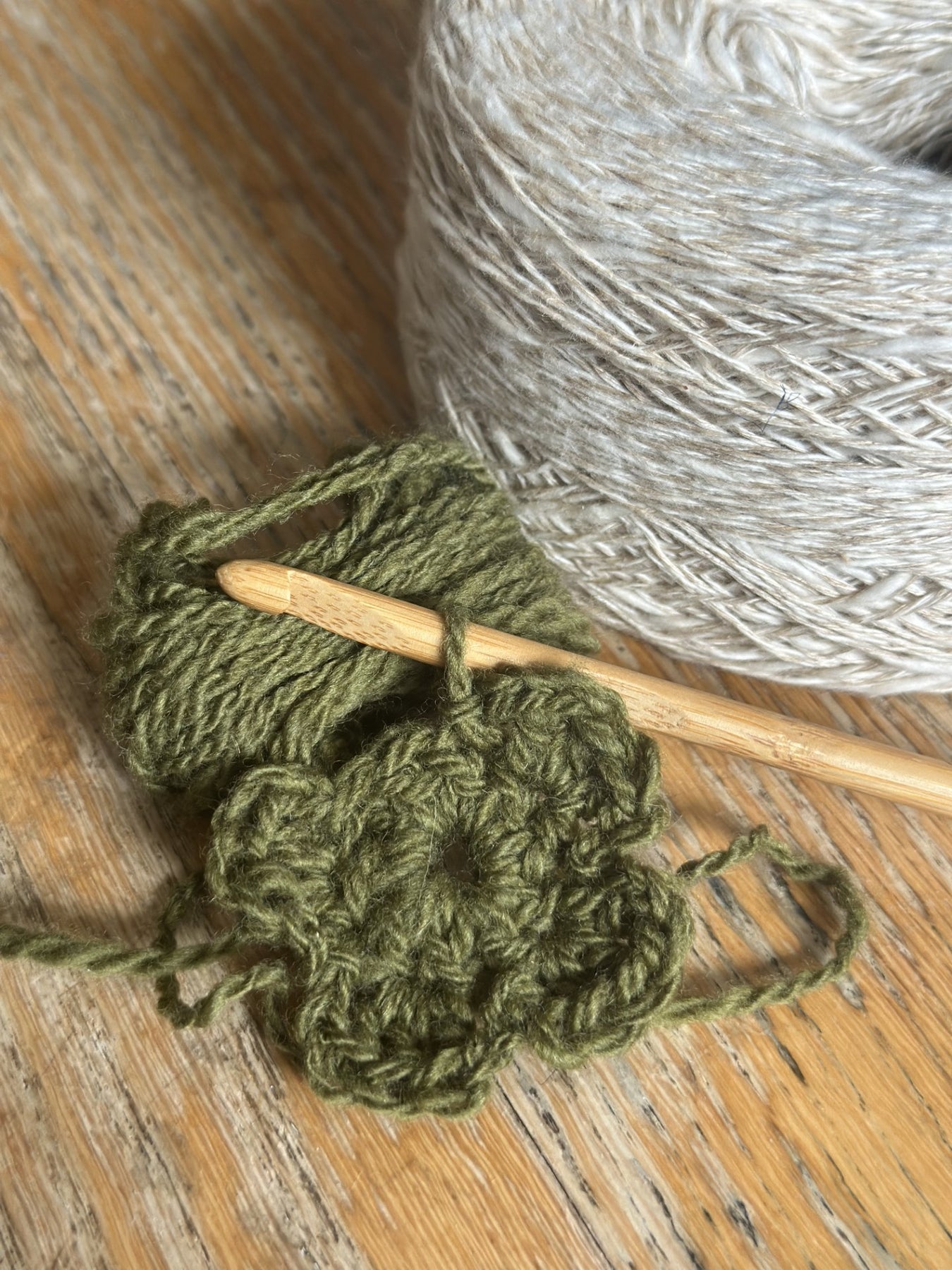 Handspun Crocheted Flower Bookmarks