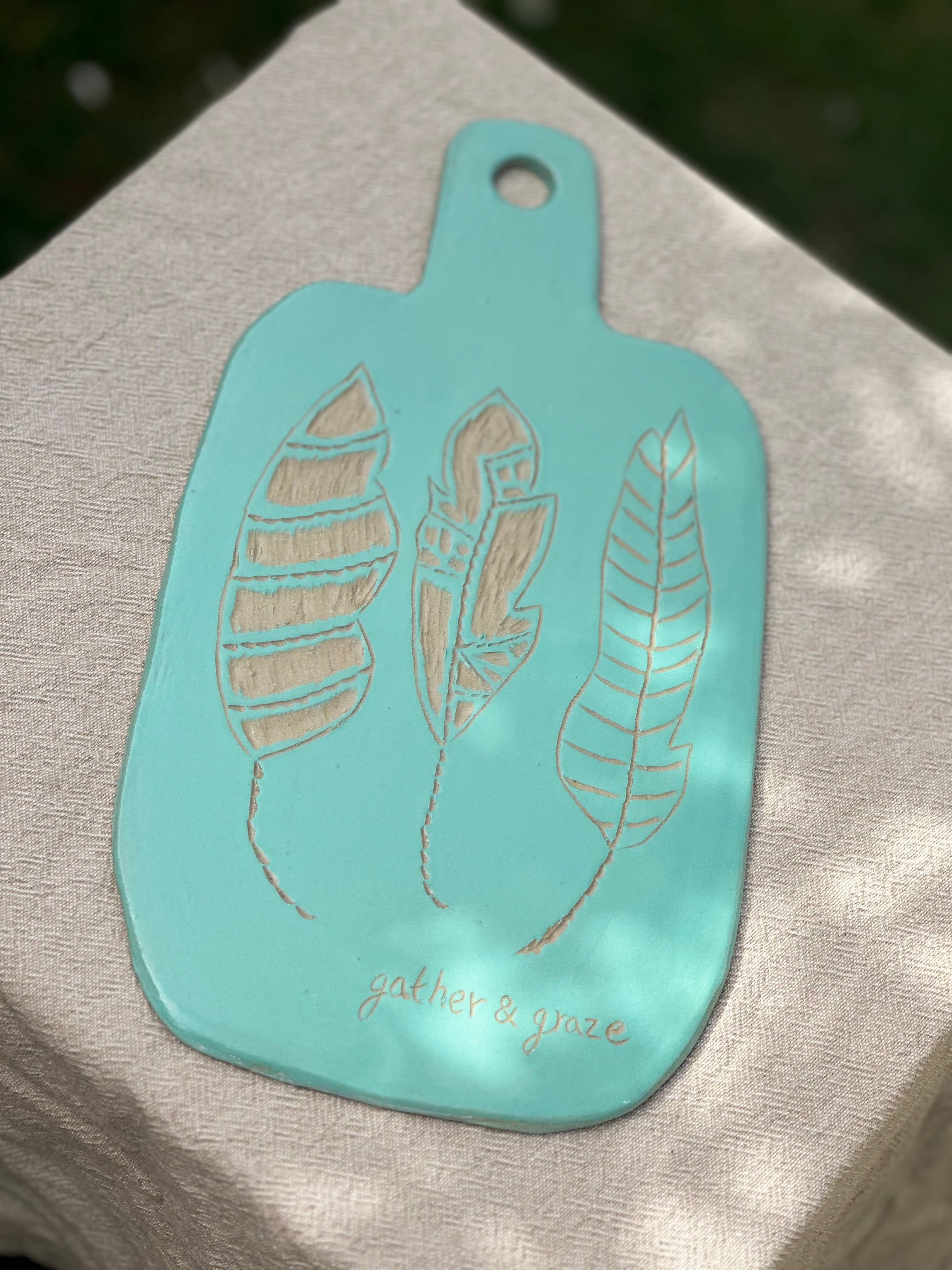 Handmade Ceramic Grazing Board | Gather & Graze