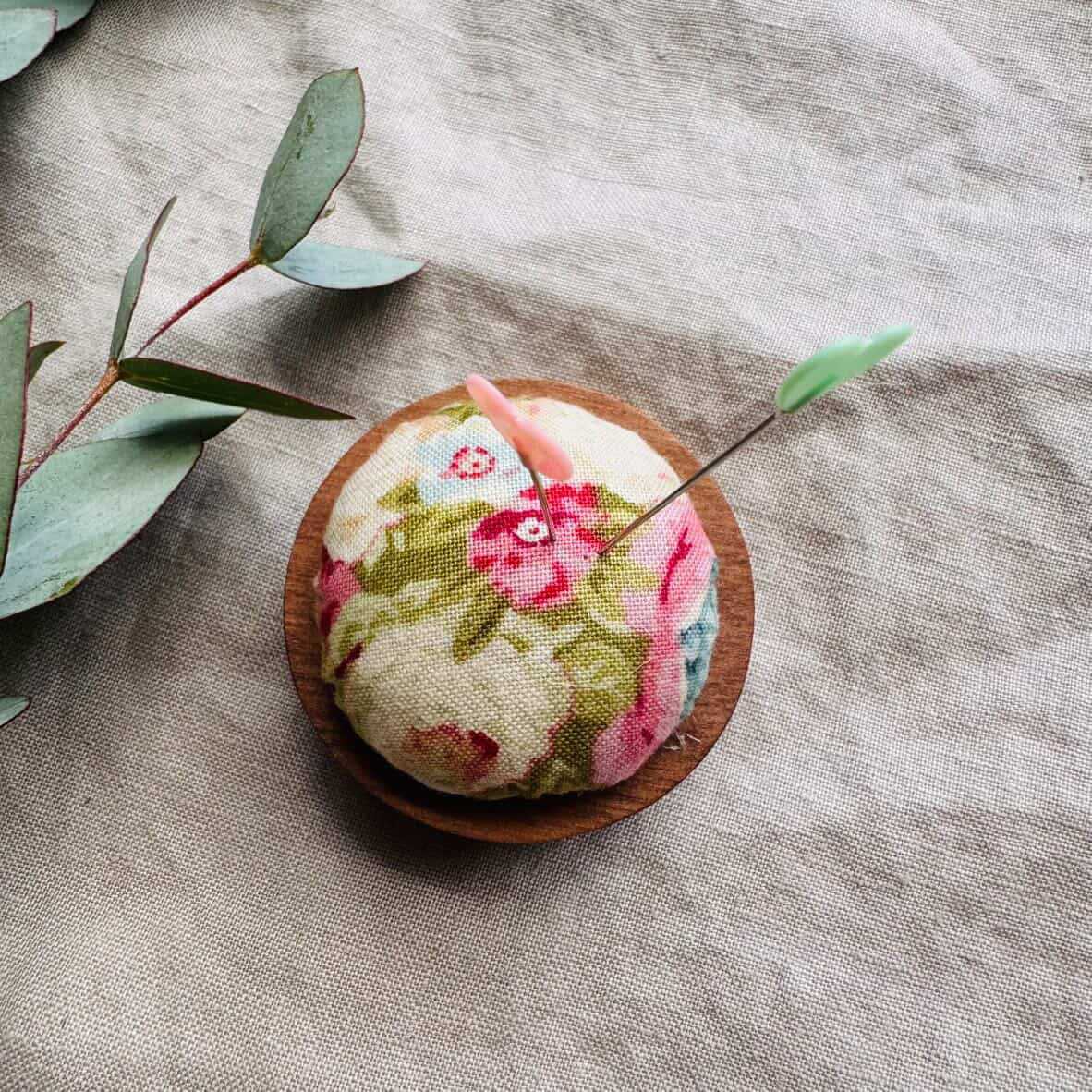 Handmade Heirloom Pin Cushions - collaboration Qhearts handmade X Spoon Gal