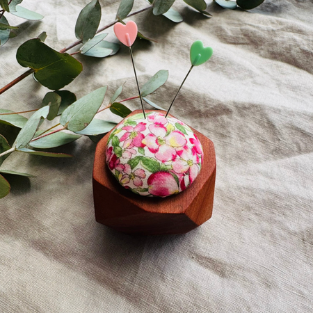 Handmade Heirloom Pin Cushions - collaboration Qhearts handmade X Spoon Gal