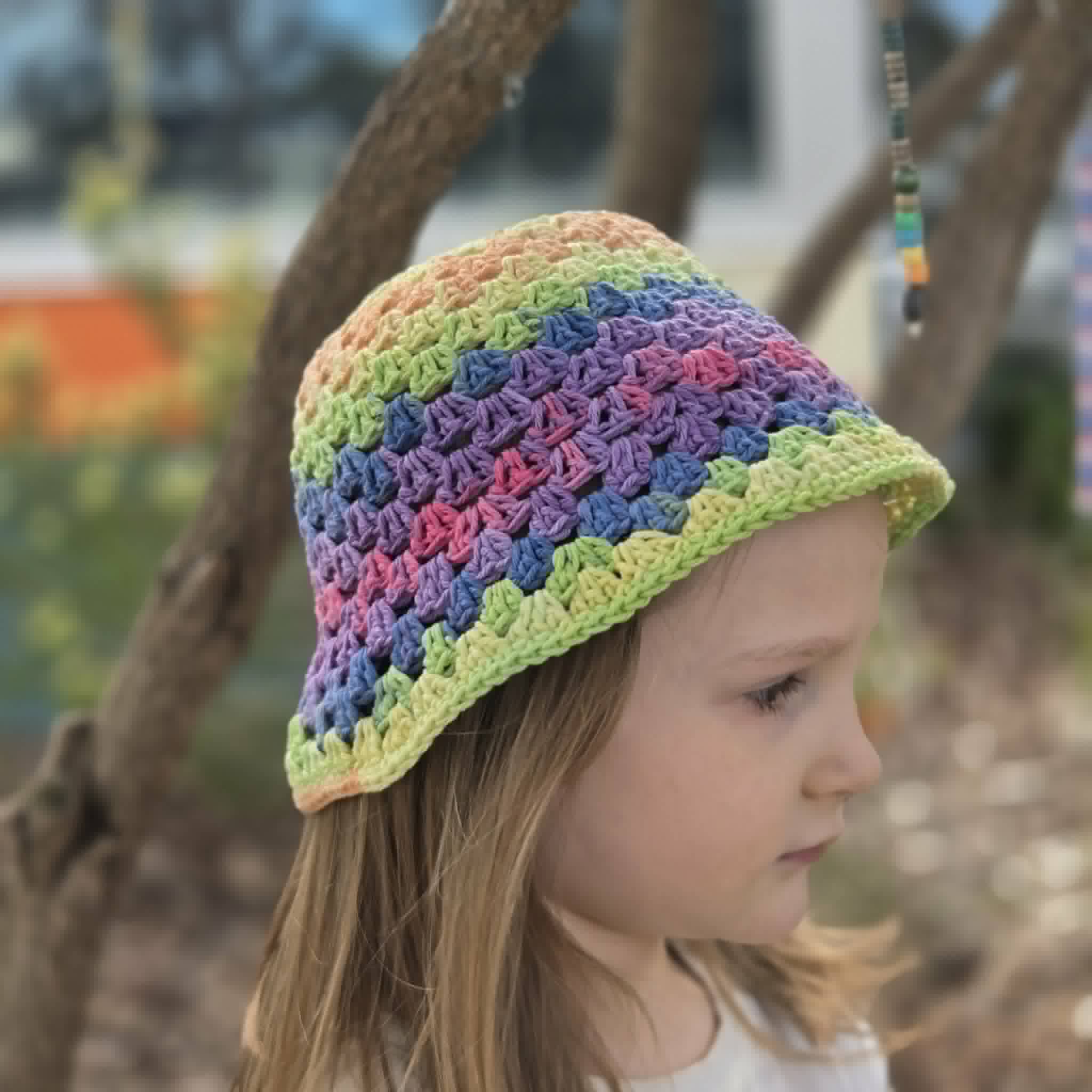 Toddler bucket hats | Various colours | Crochet | Handmade