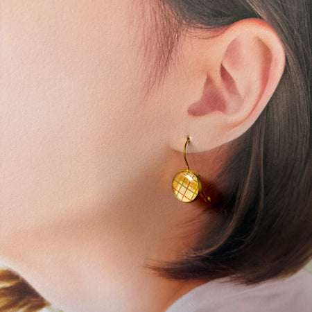 Japanese paper Resin earrings