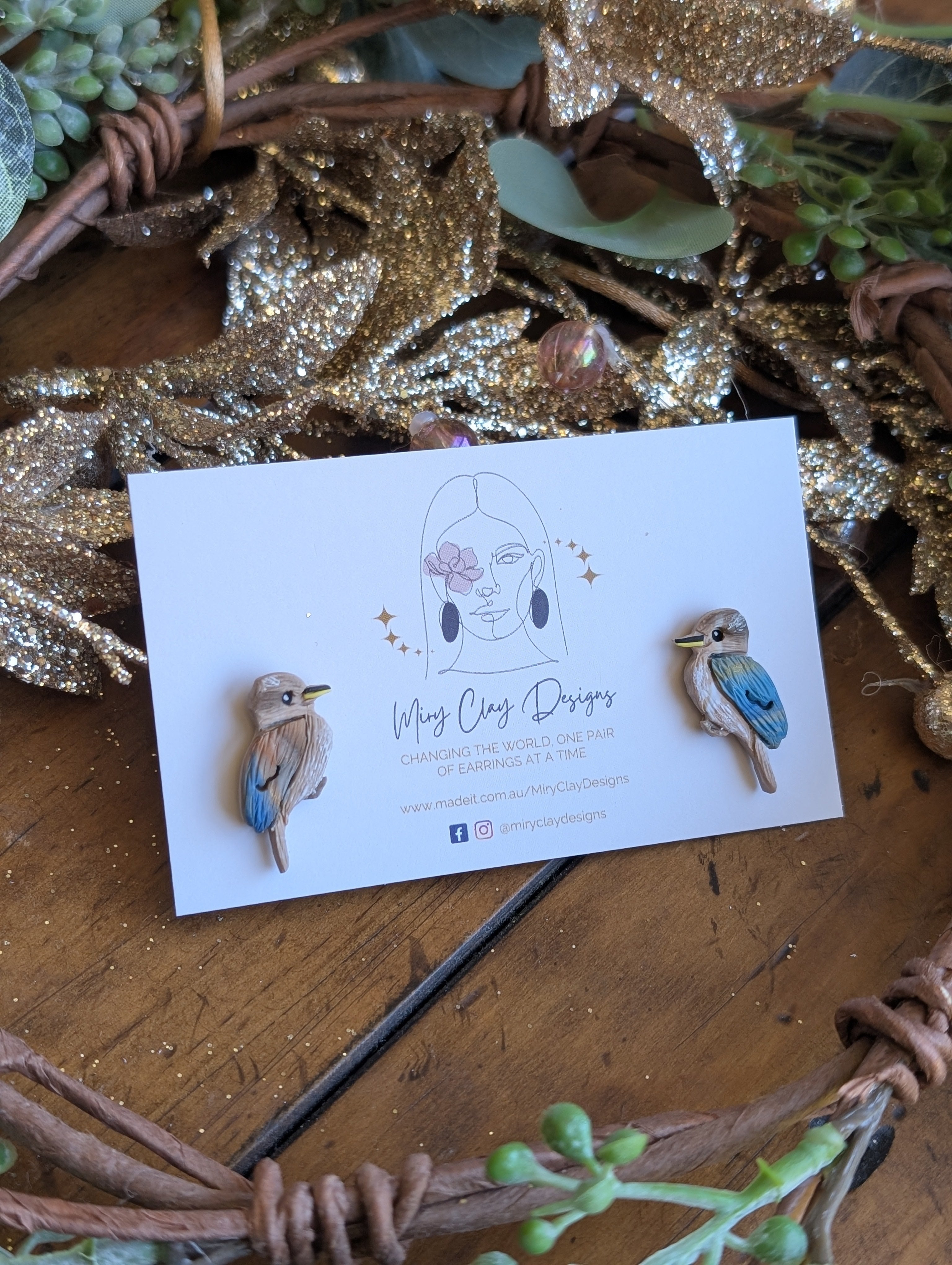 Kookaburra Studs