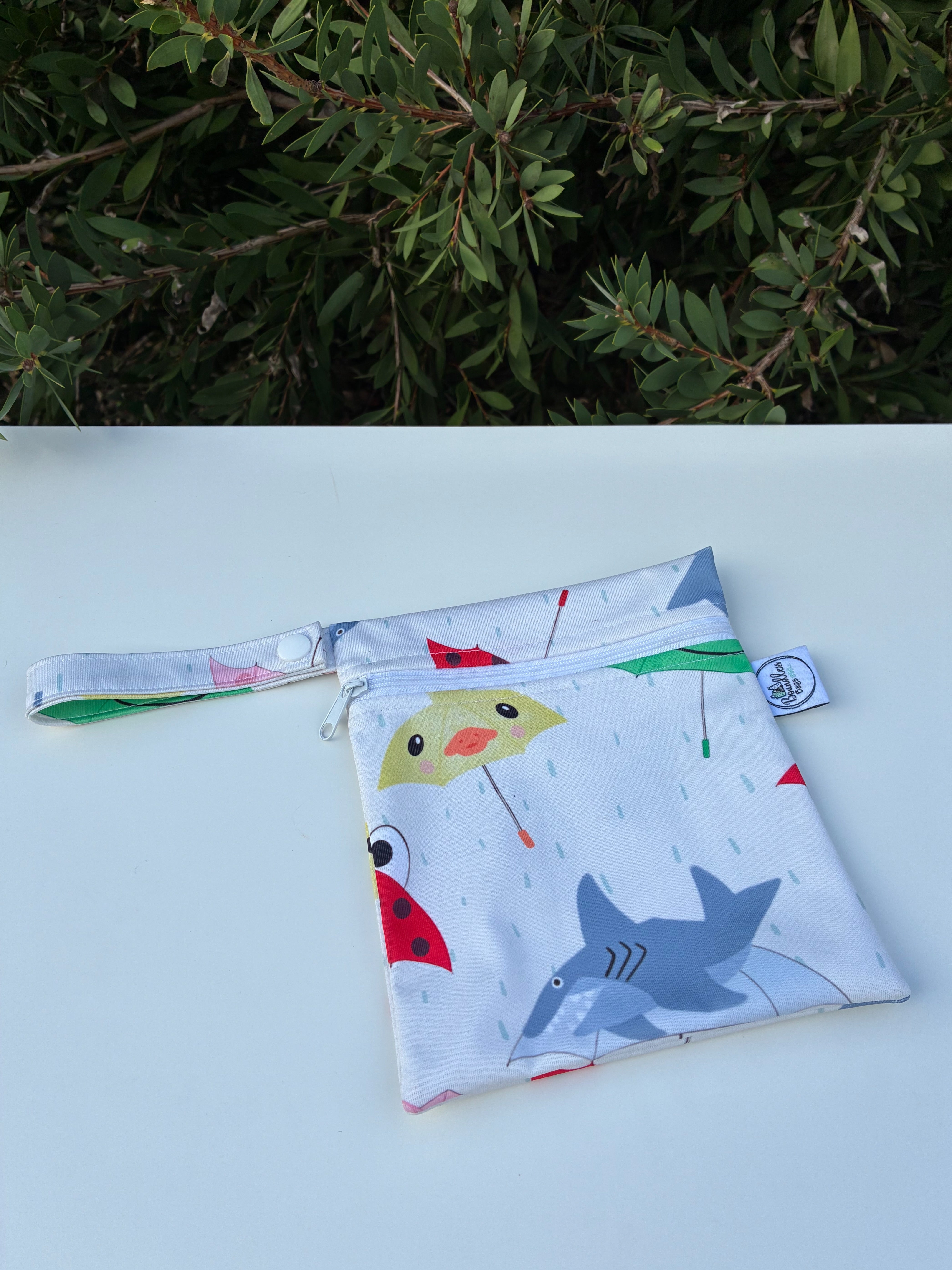 READY MADE Water-resistant wet bags - Bugs and Brollies (Toto and Dotty Designs)  | Ready to ship | FREE Postage